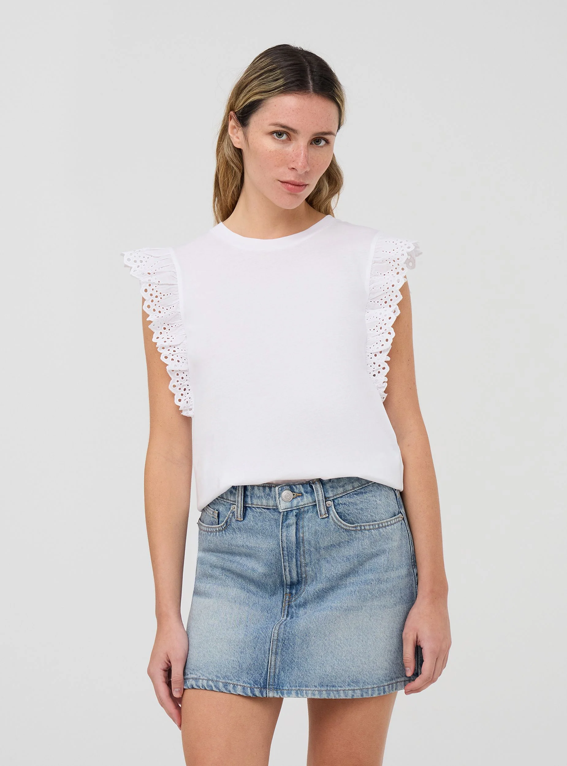 T-shirt con maniche ad aletta - Image 2