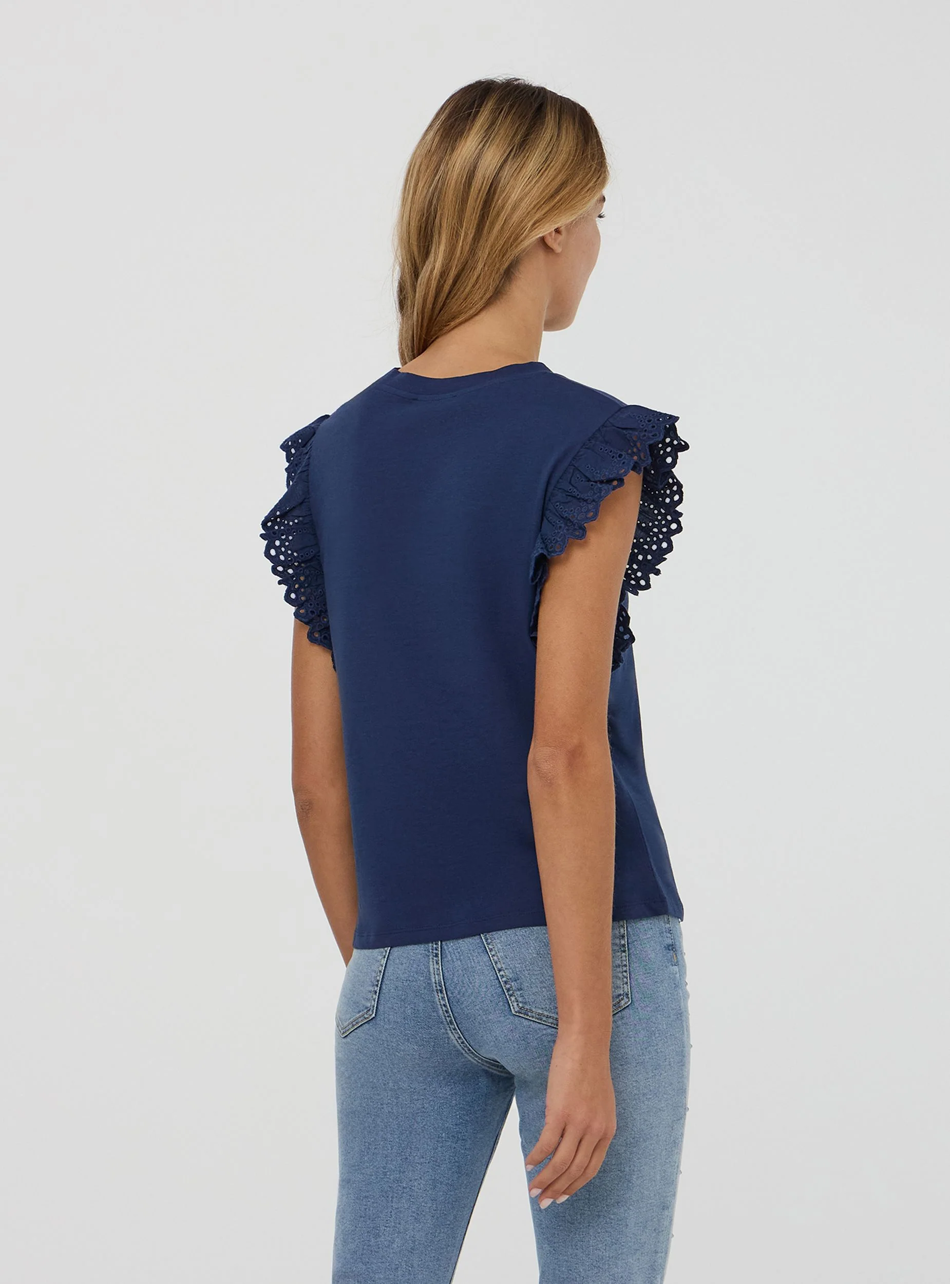 T-shirt con maniche ad aletta - Image 2