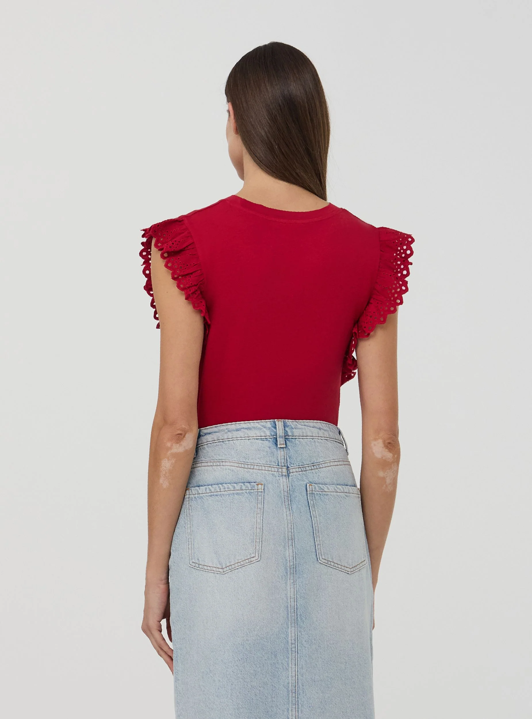 T-shirt con maniche ad aletta - Image 3