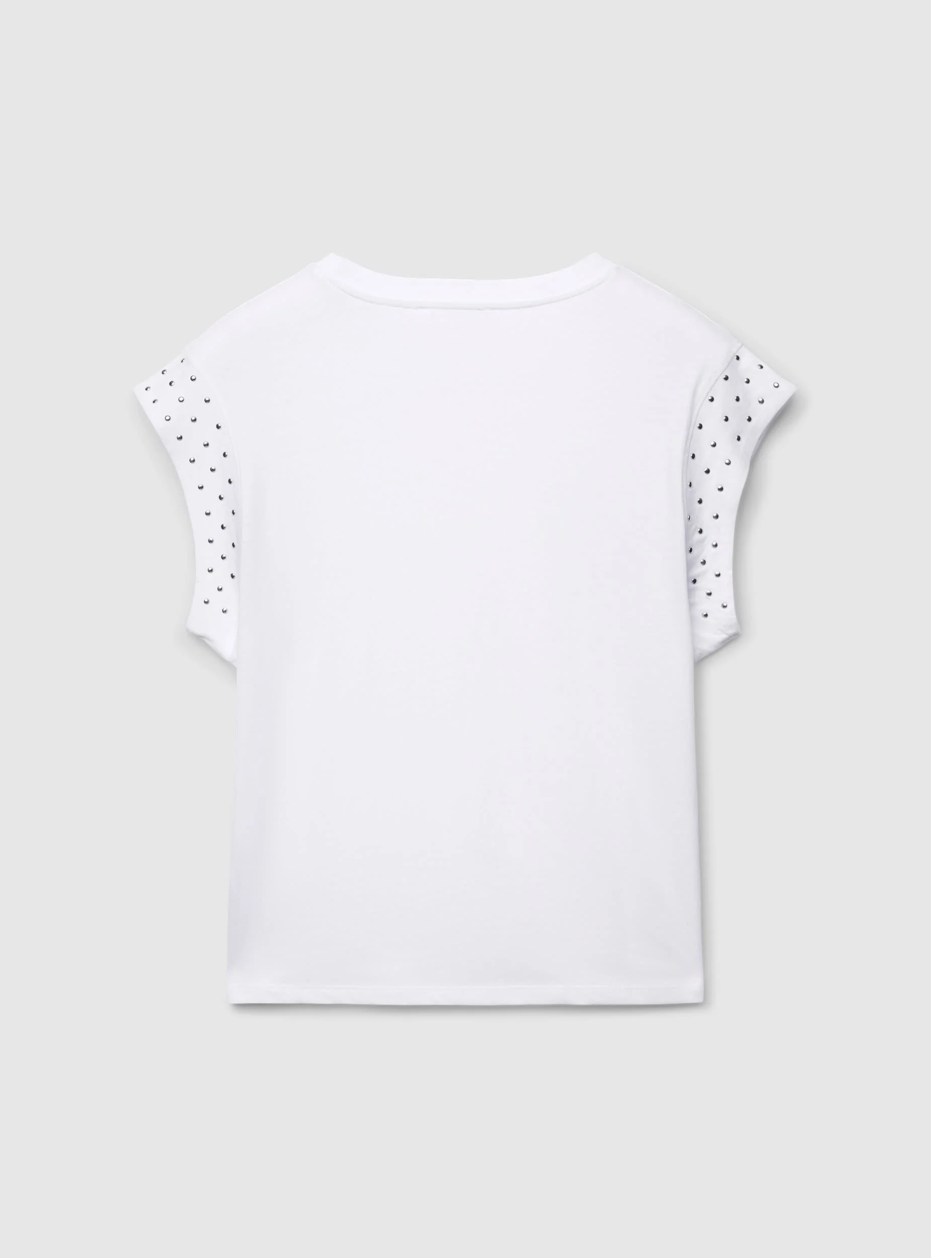 T-shirt con maniche con borchie - Image 6