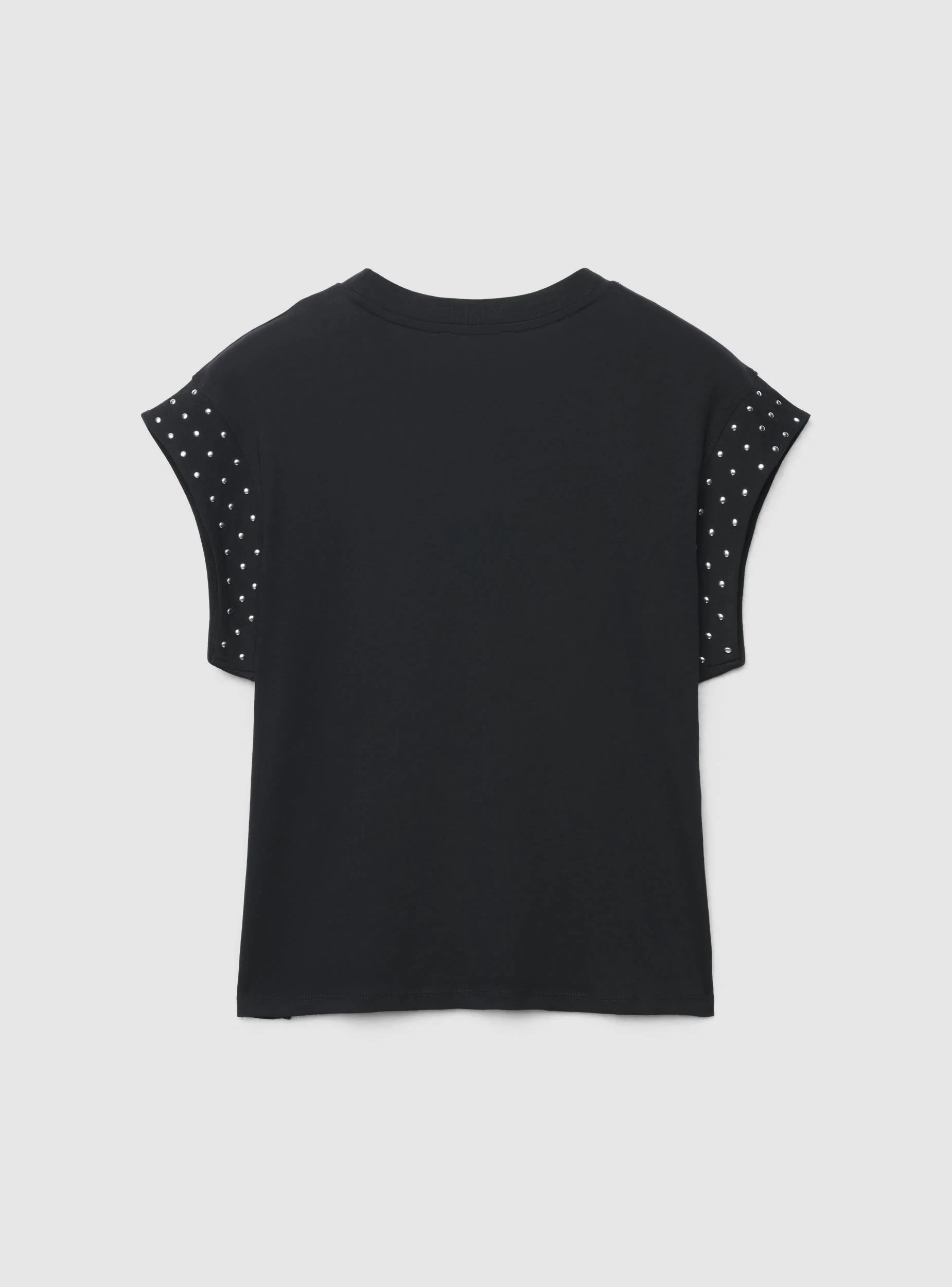 T-shirt con maniche con borchie - Image 7