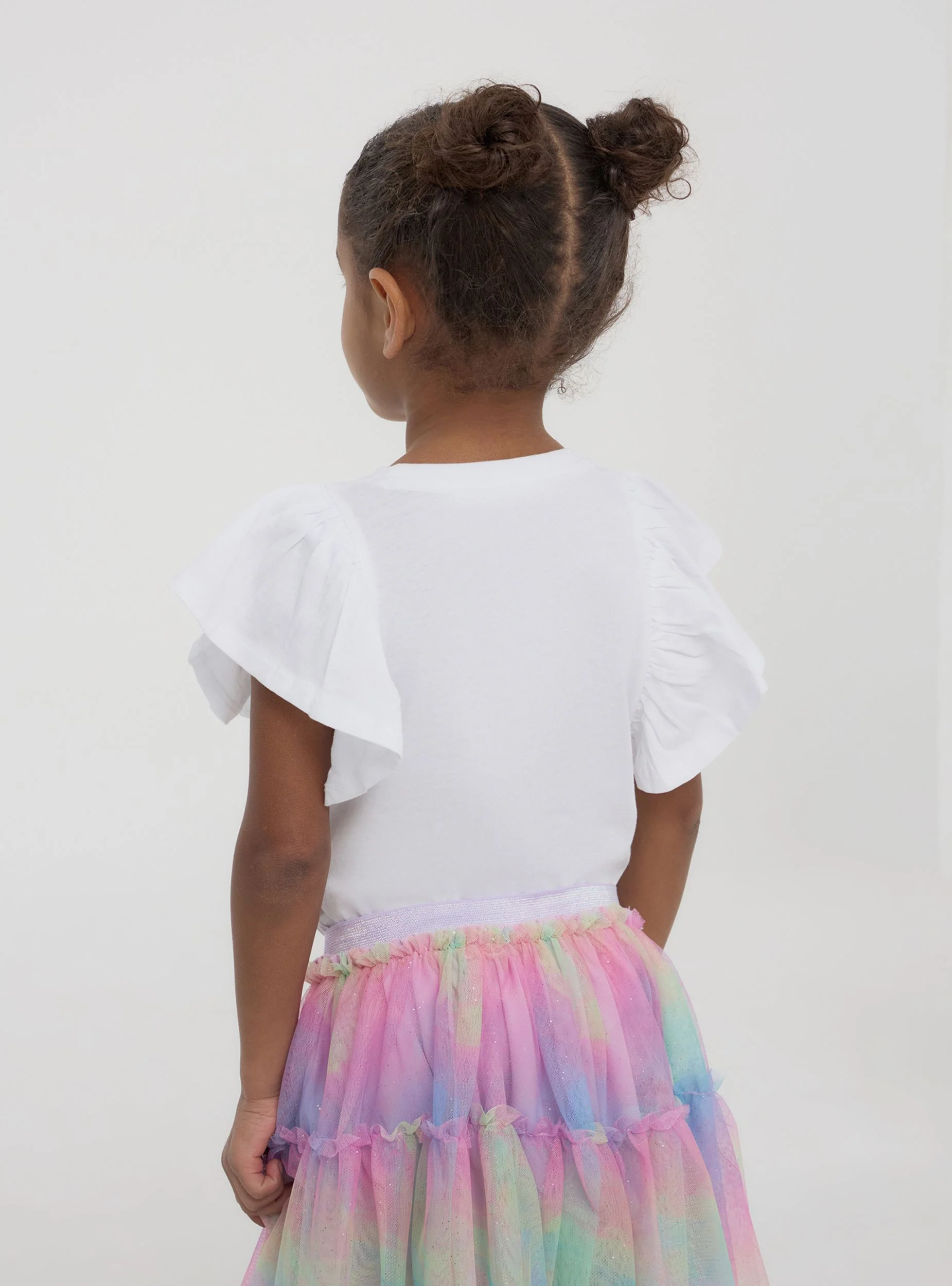 T-shirt con paillettes e glitter - Image 2