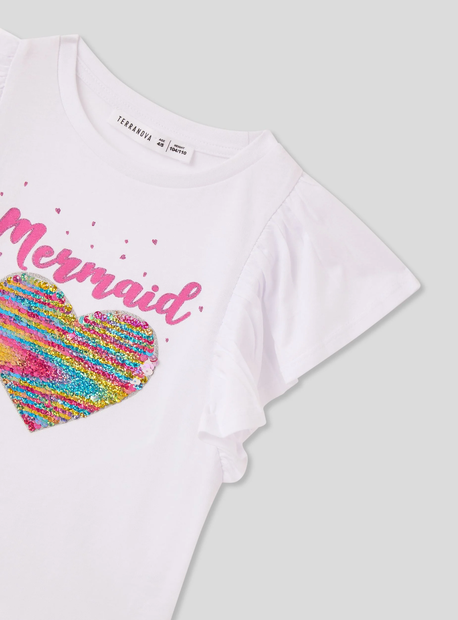 T-shirt con paillettes e glitter - Image 6