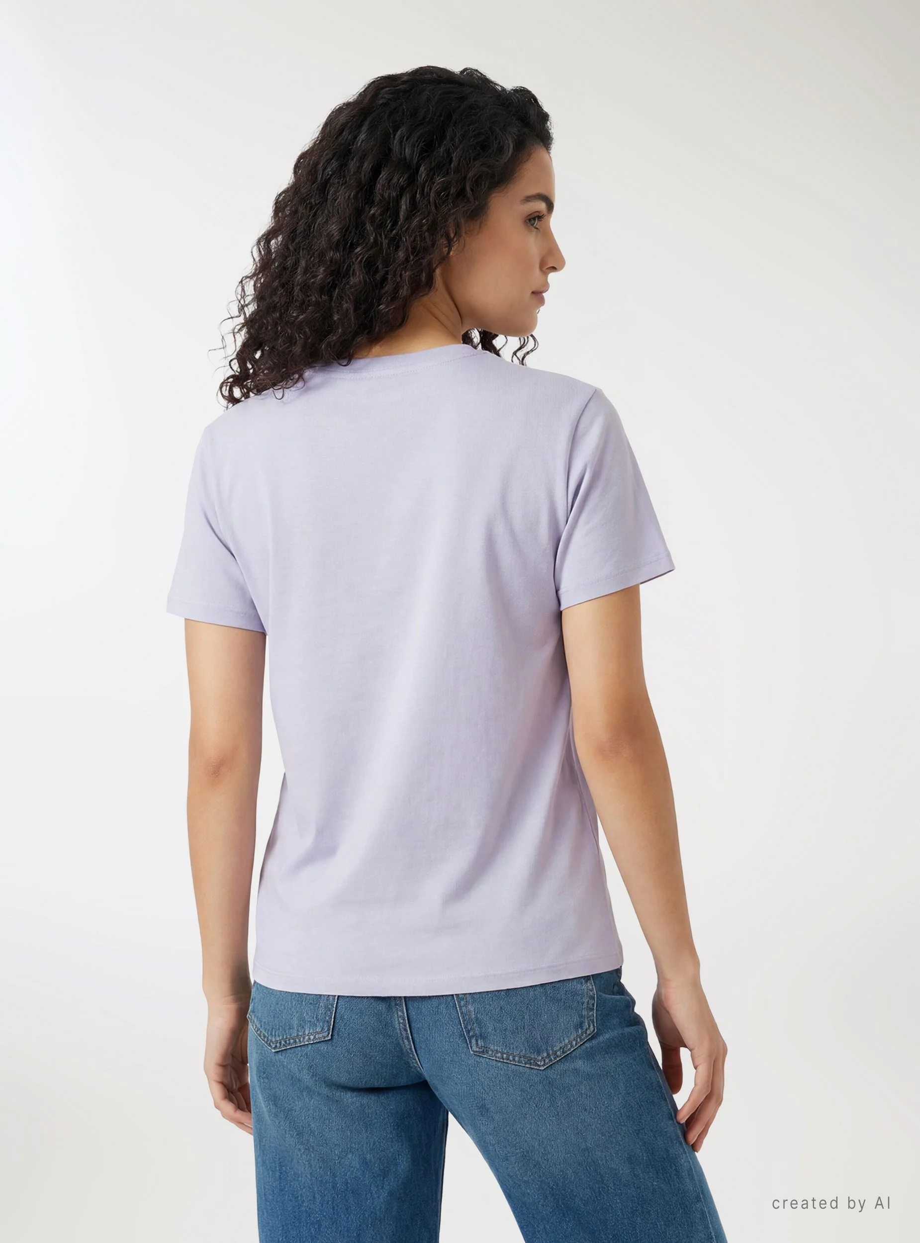T-shirt con ricamo floreale - Image 3