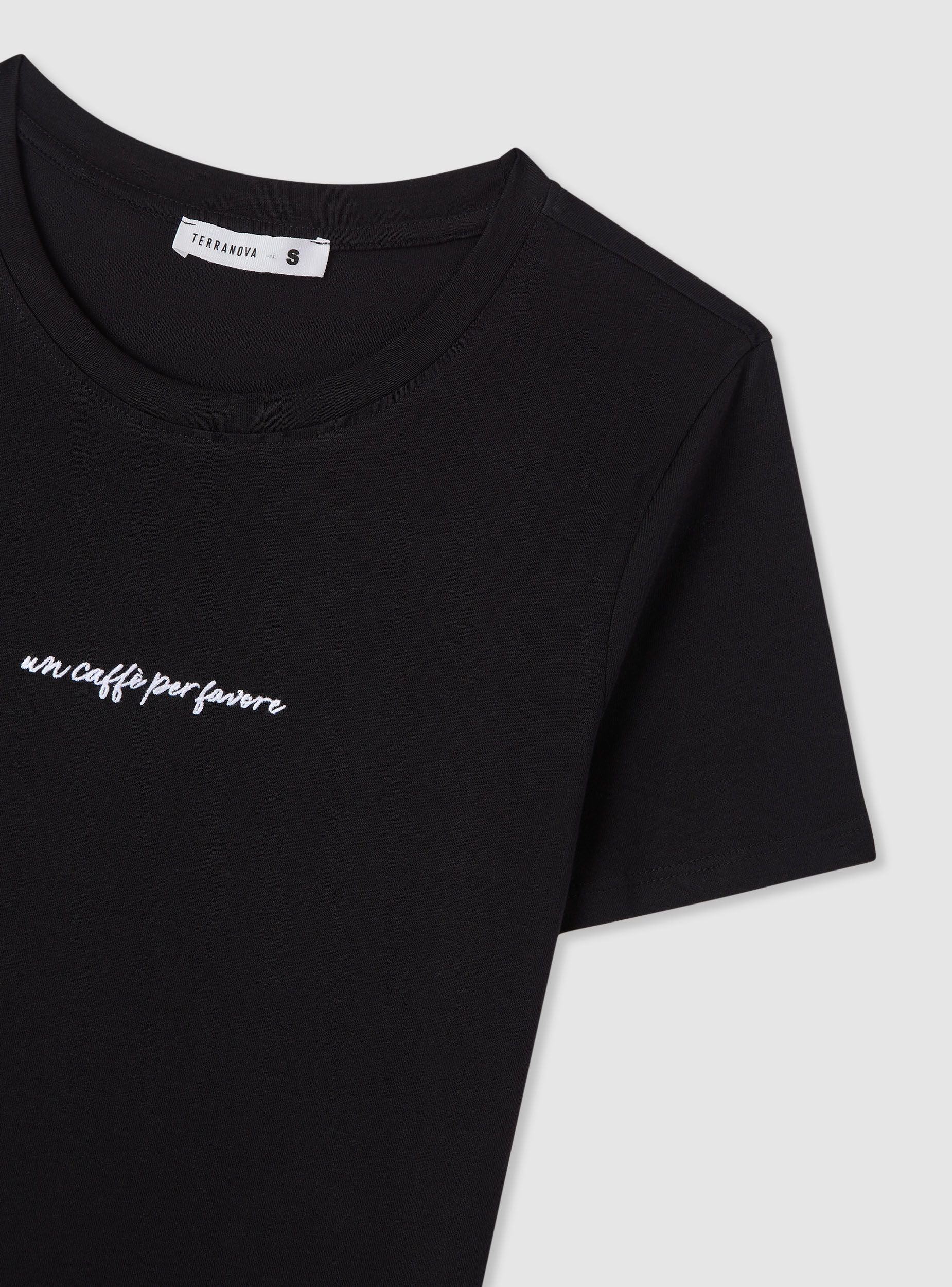 T-shirt con ricamo lettering - Image 6