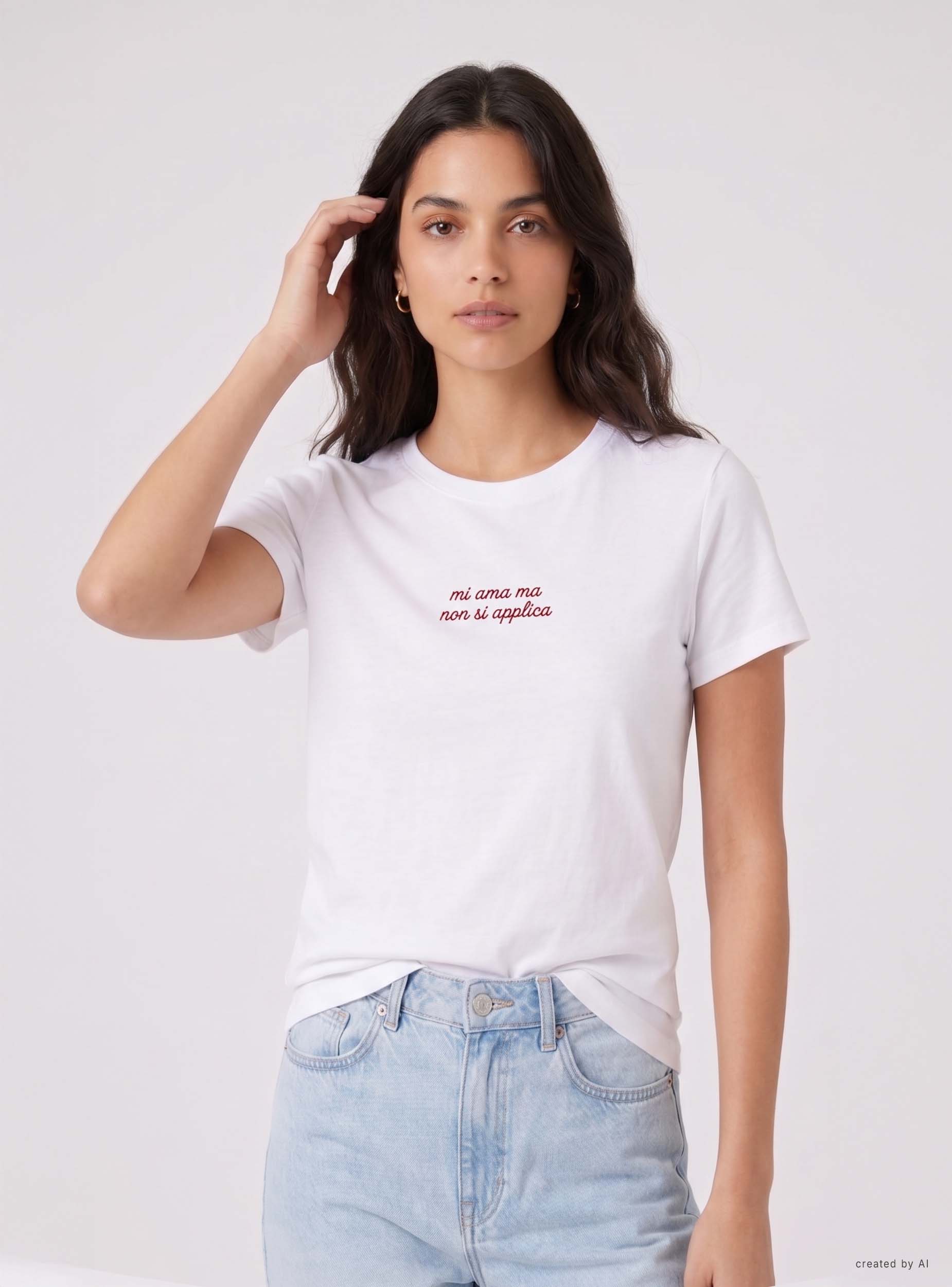 T-shirt con ricamo - Image 2