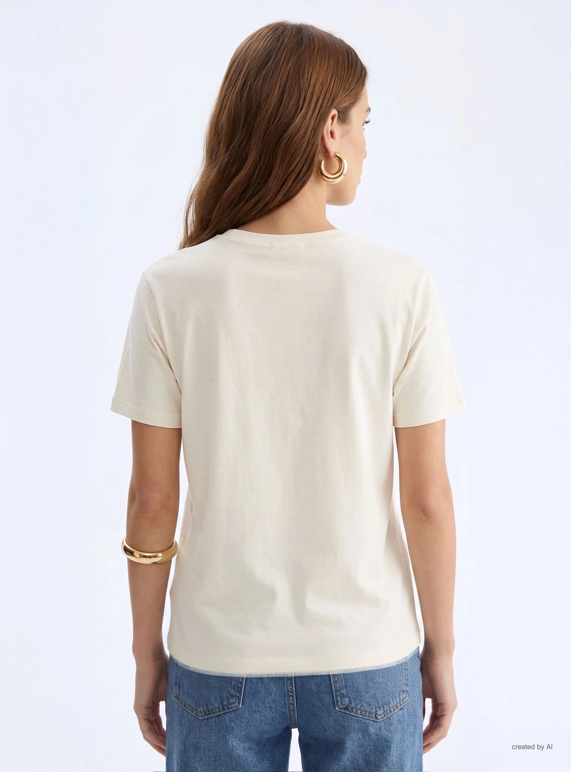T-shirt con ricamo volto - Image 4