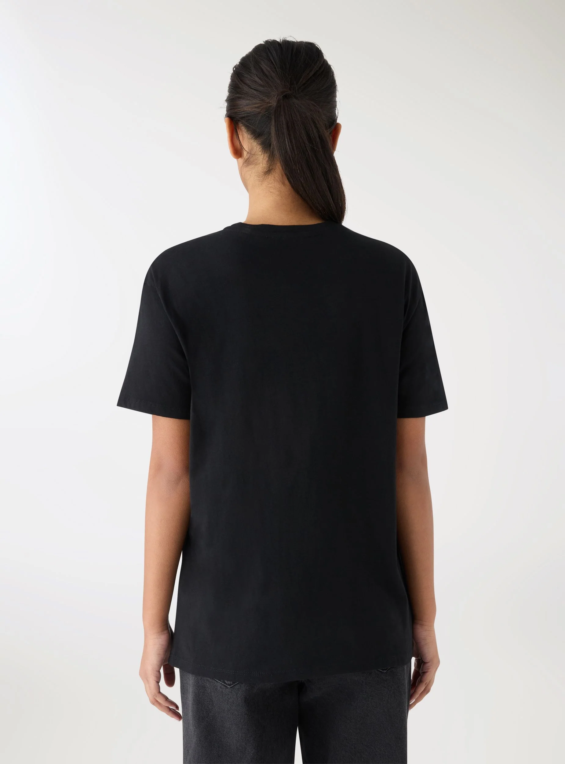 T-shirt con ricamo volto - Image 4