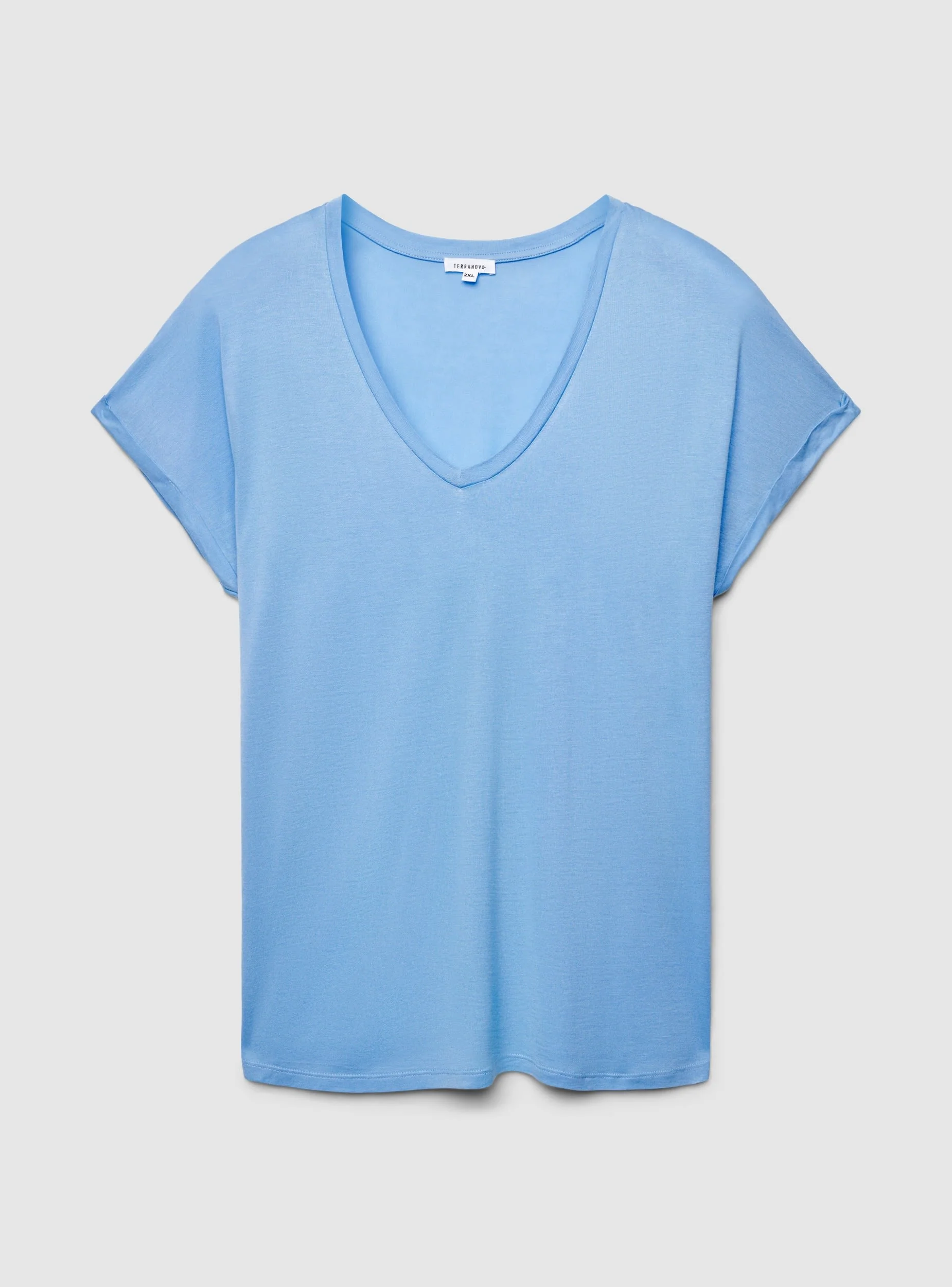 T-shirt con scollo a V - Image 6