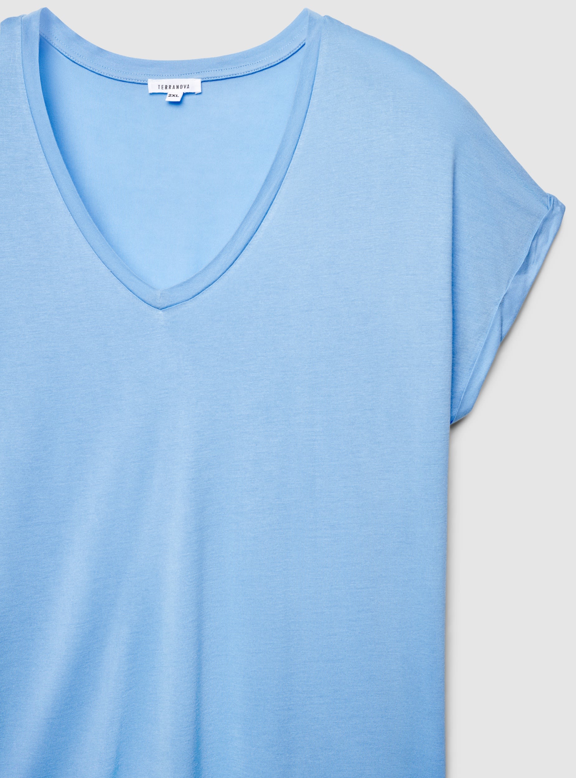 T-shirt con scollo a V - Image 7