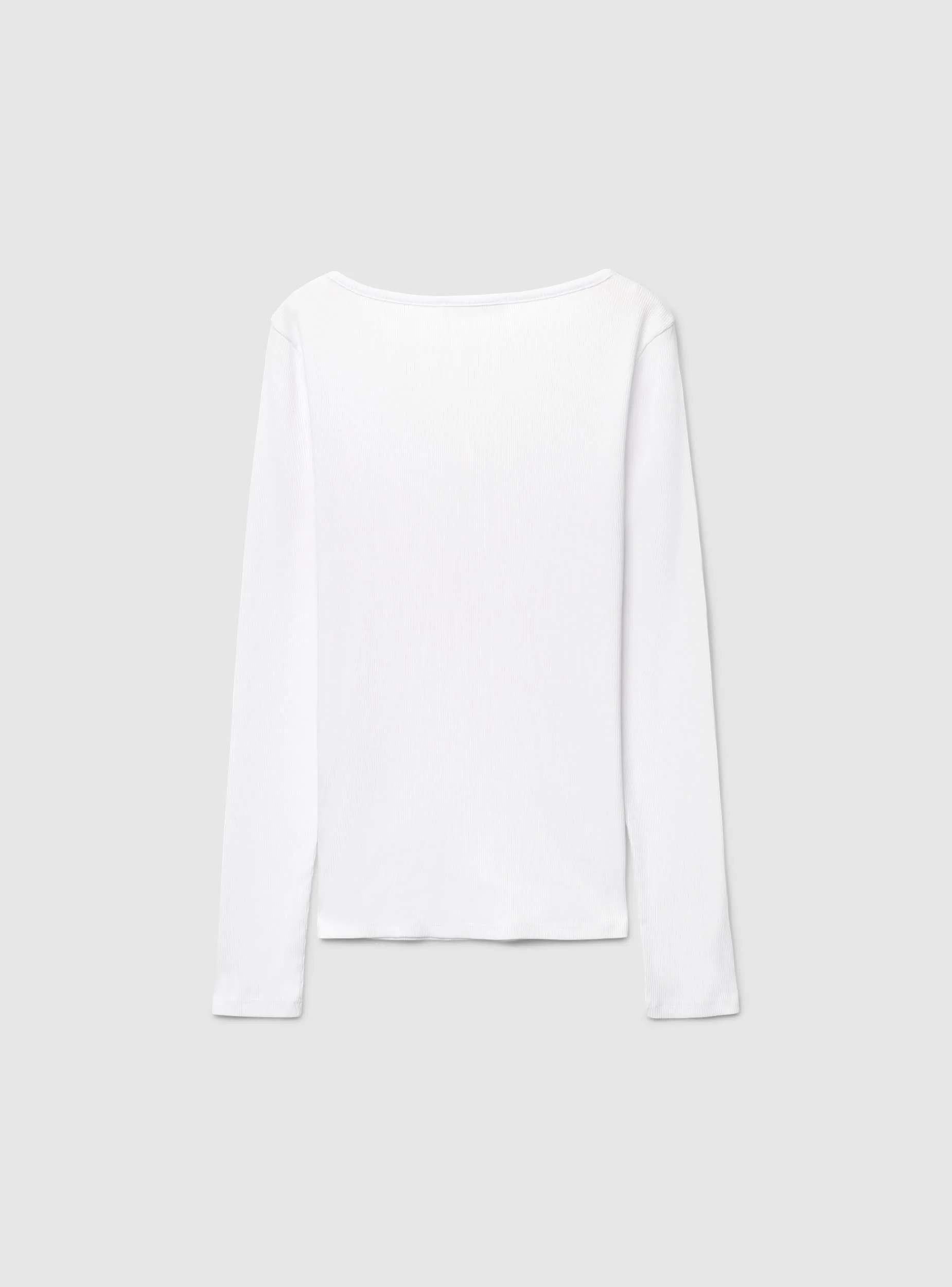 T-shirt con scollo serafino - Image 6