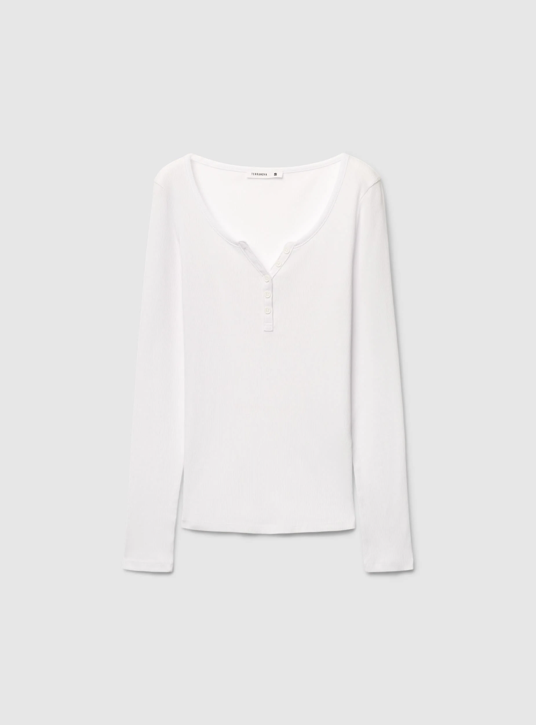 T-shirt con scollo serafino - Image 7