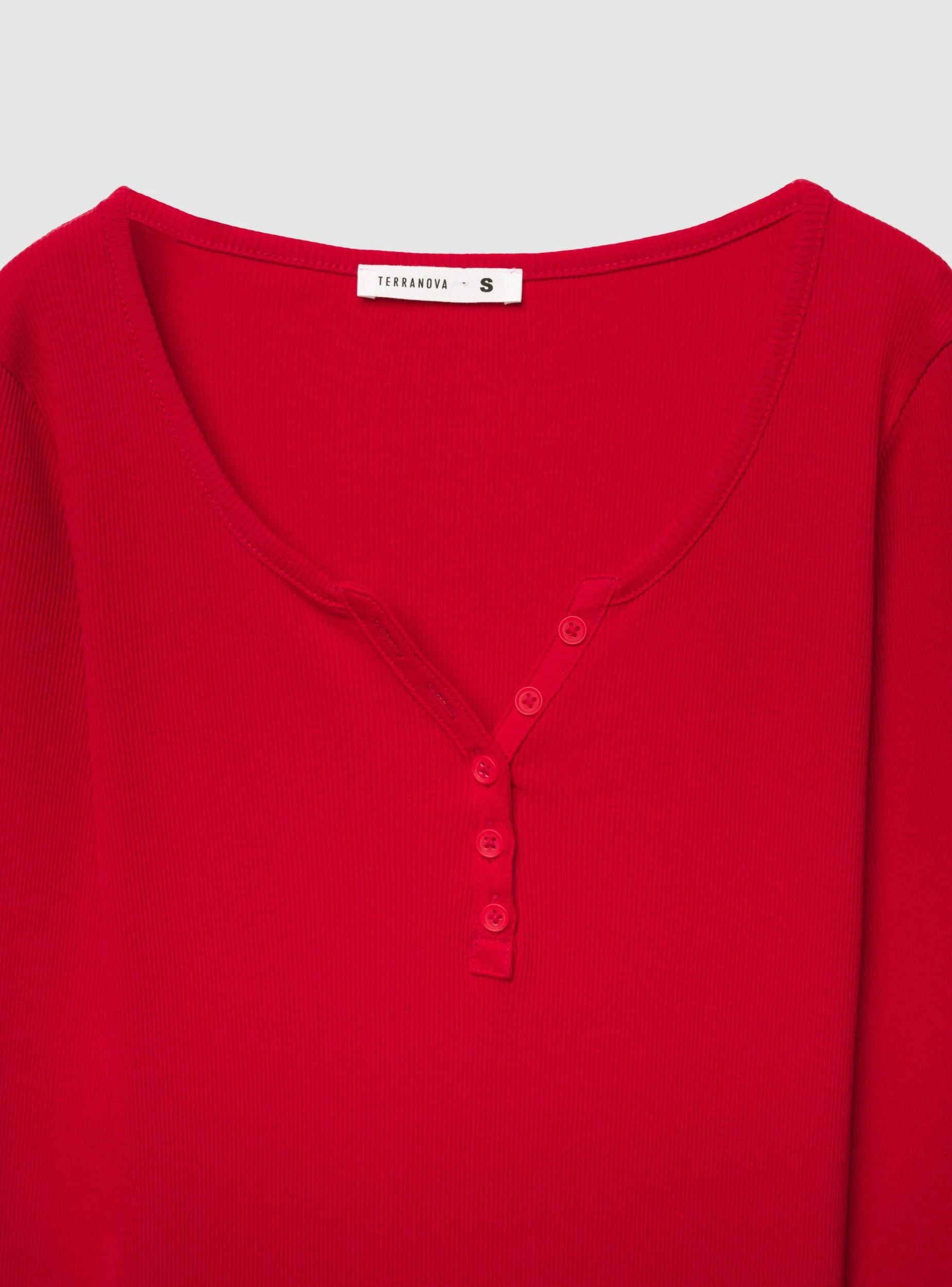 T-shirt con scollo serafino - Image 6