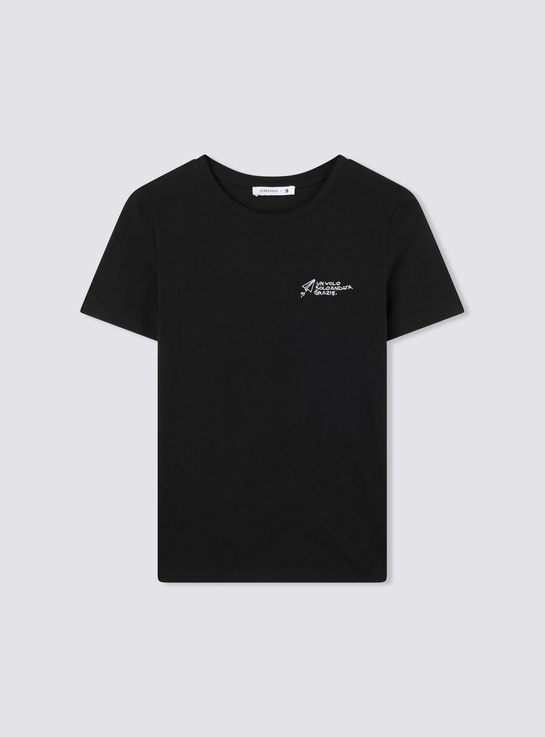 T-shirt con scritta divertente ricamata - Image 6