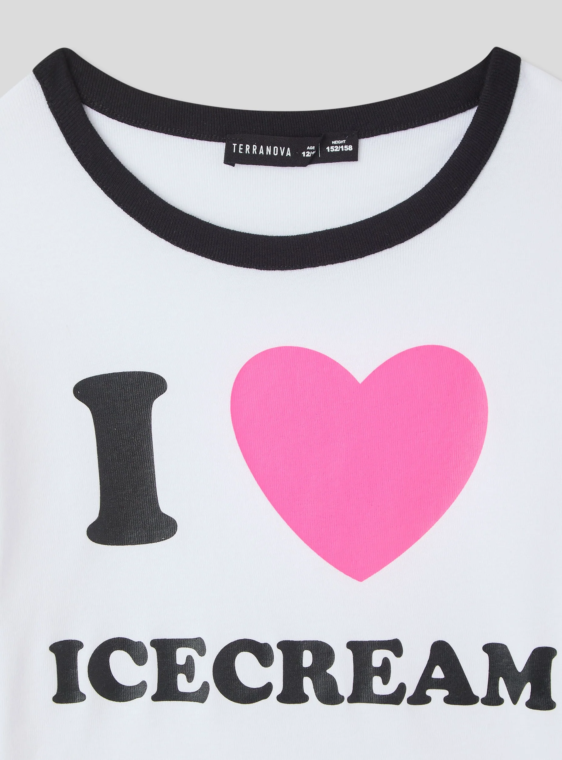 T-shirt con scritta e profili a contrasto - Image 6