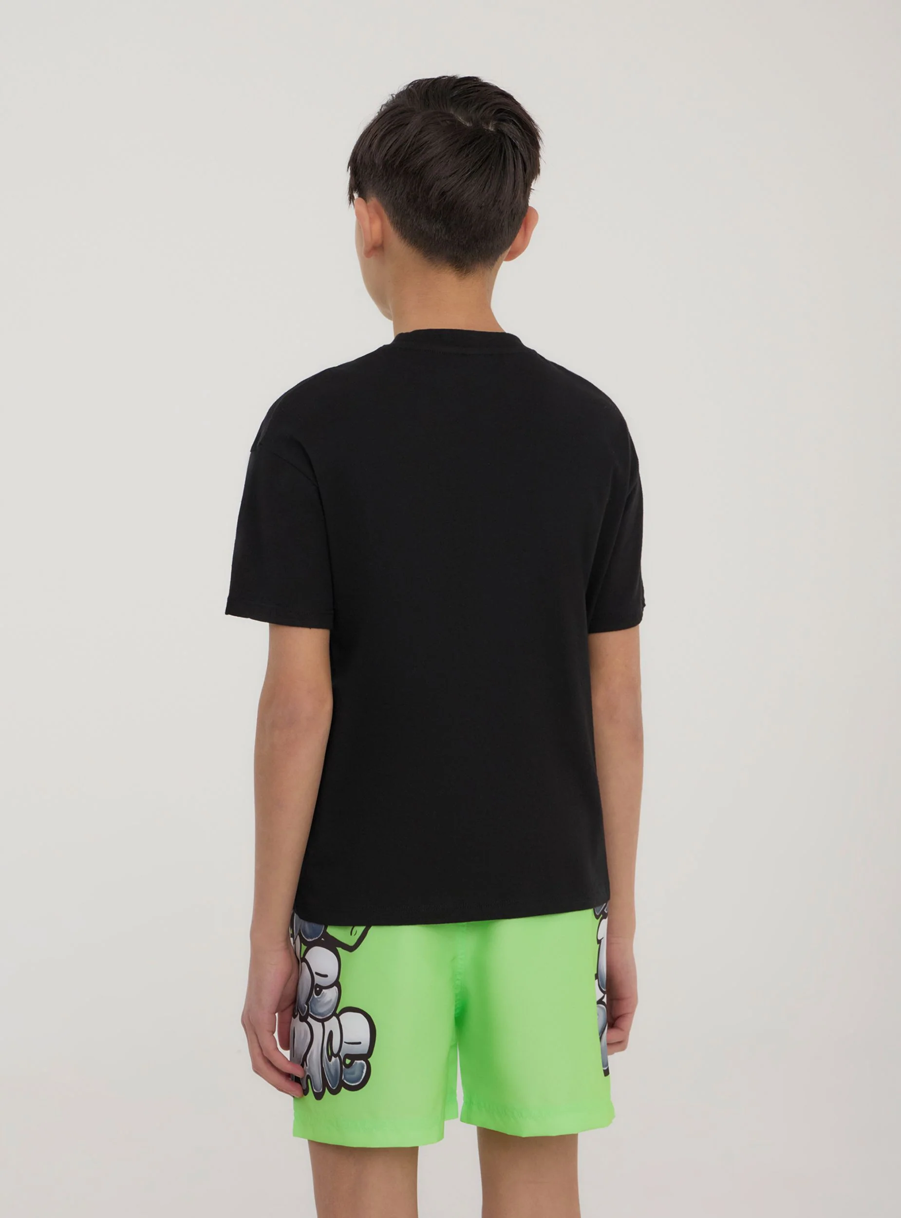 T-shirt con scritta e stampa alieno - Image 2