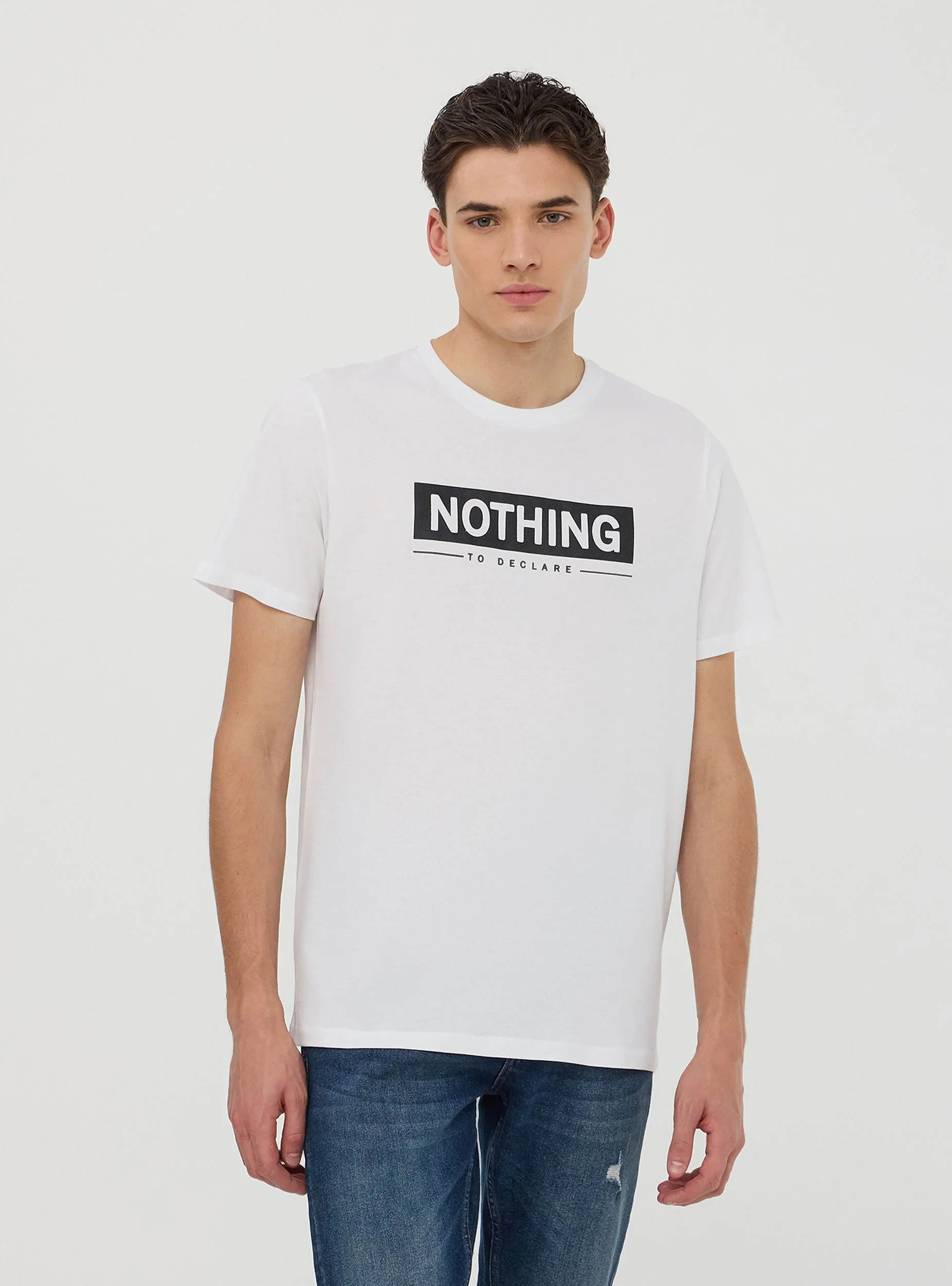 T-shirt con scritta frontale - Image 3