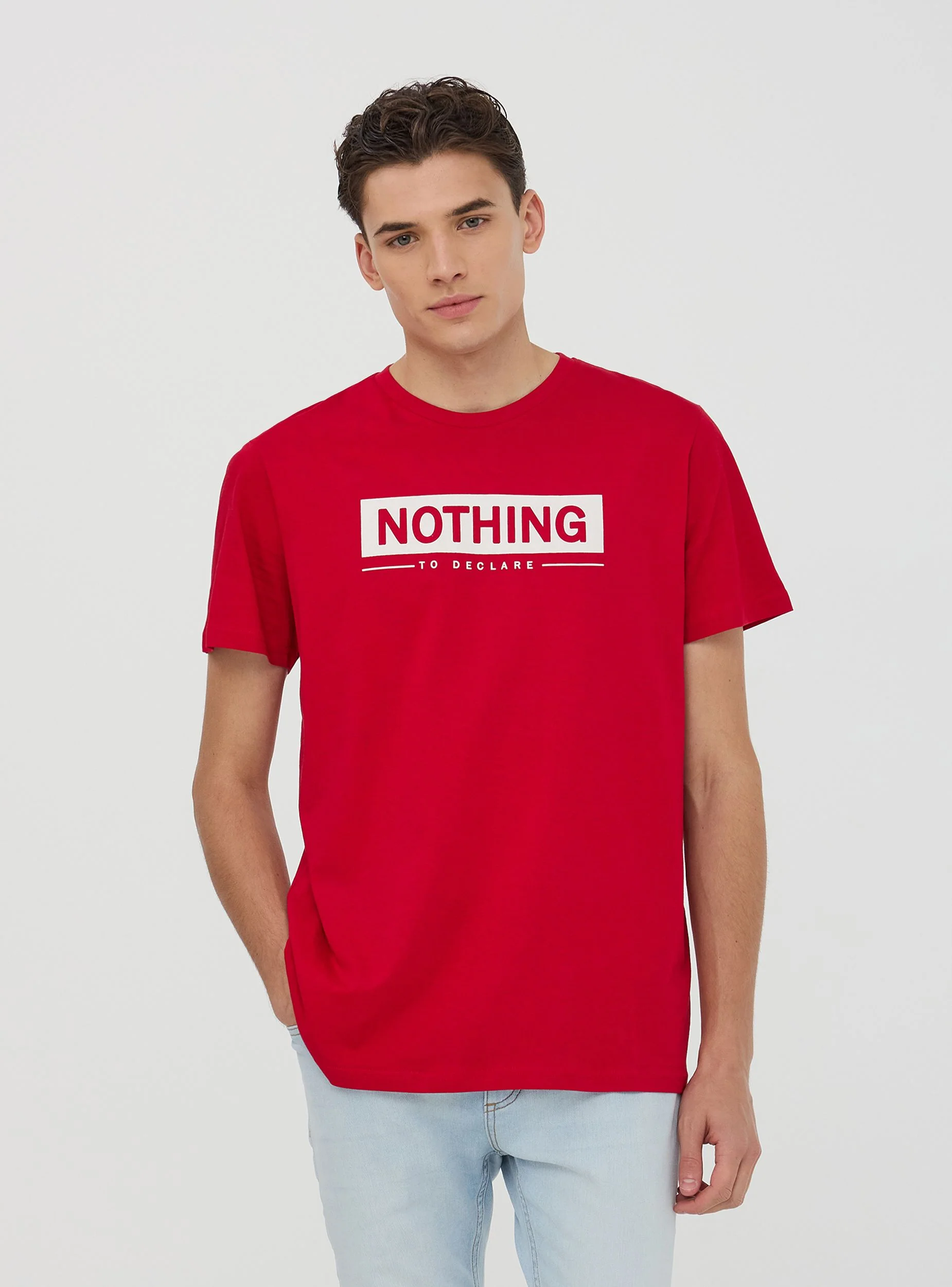 T-shirt con scritta frontale - Image 7