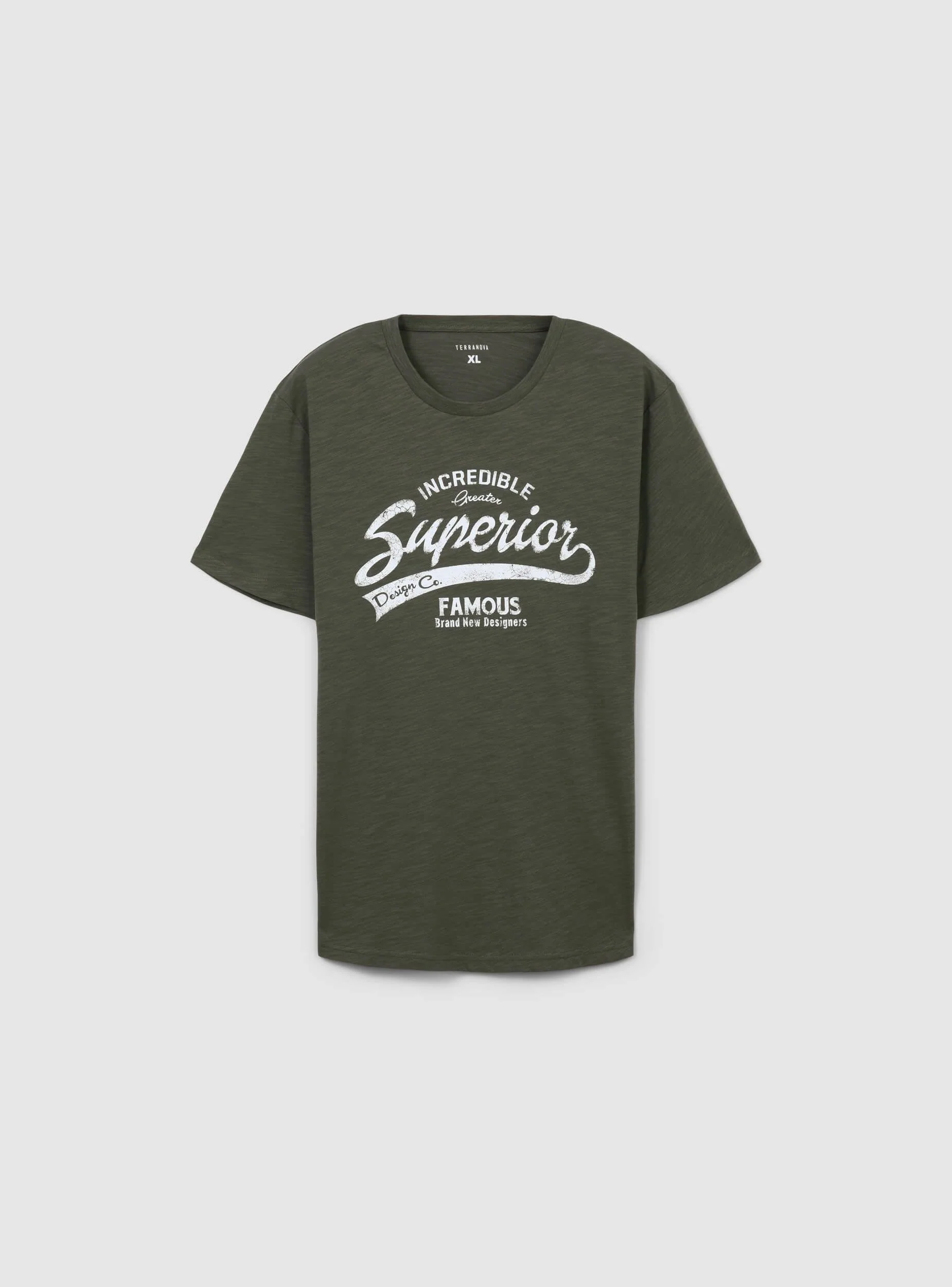 T-shirt con scritta frontale - Image 4
