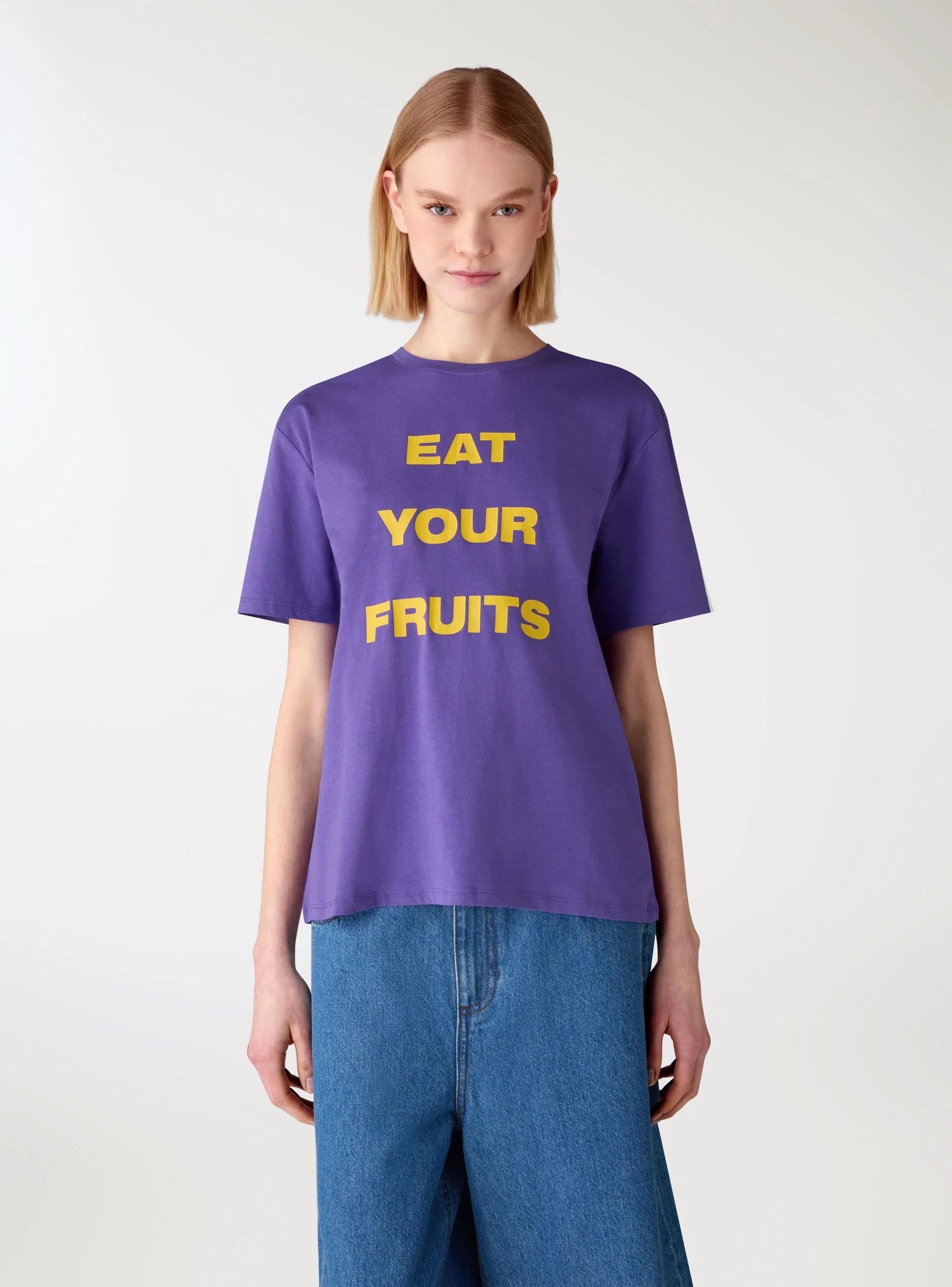 T-shirt con scritta frontale TRNPOPLAB - Image 2