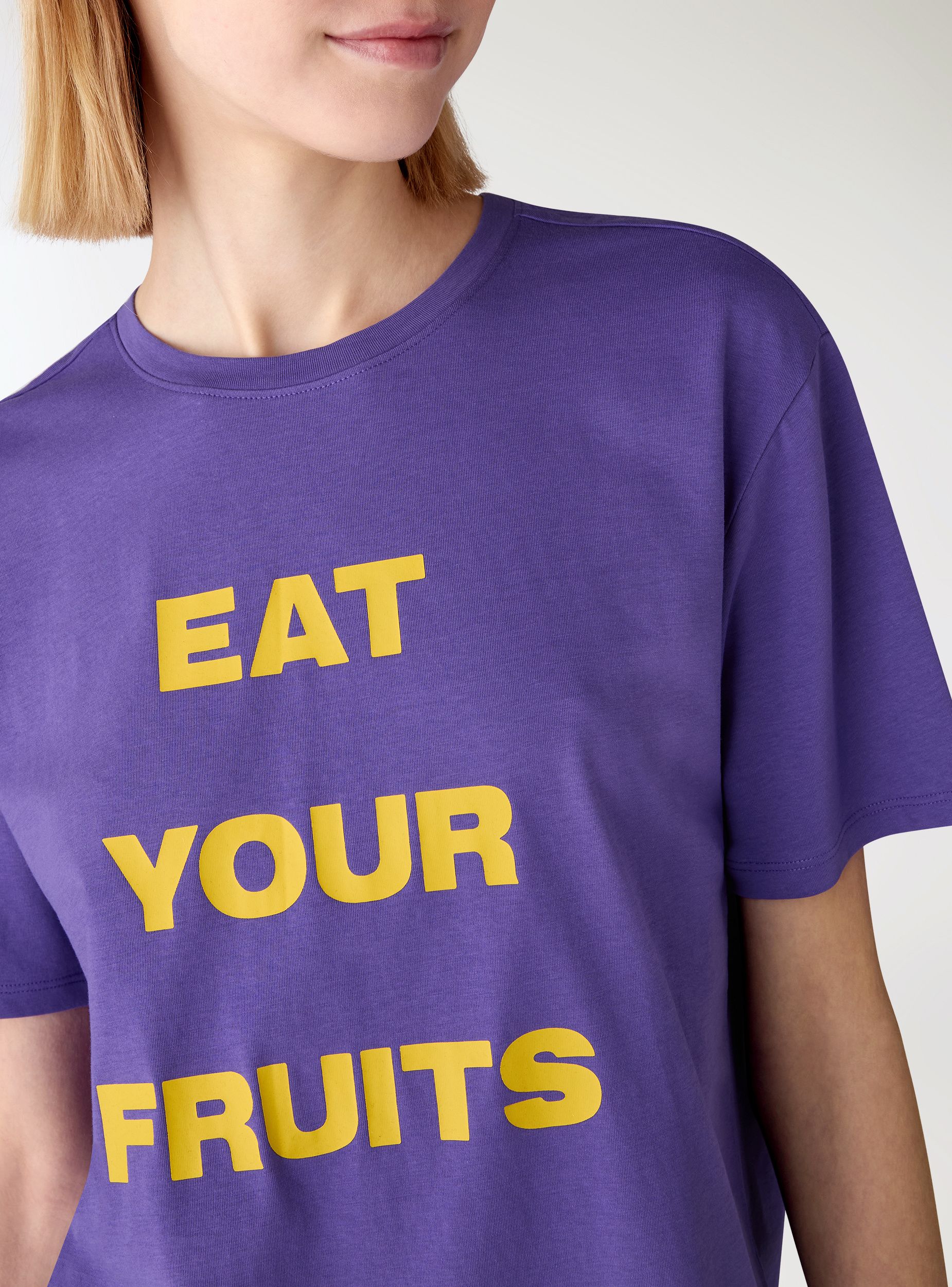 T-shirt con scritta frontale TRNPOPLAB - Image 3