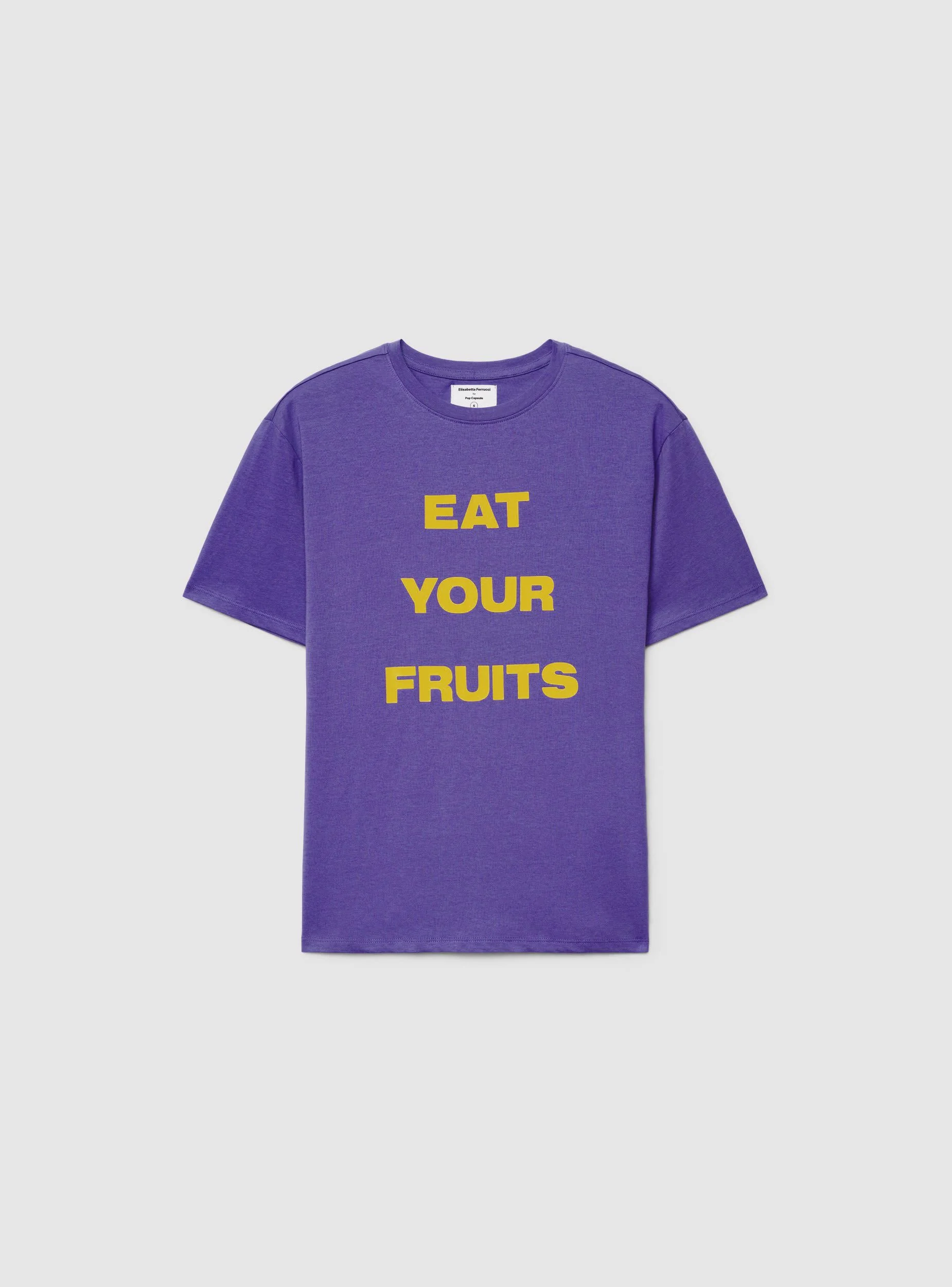 T-shirt con scritta frontale TRNPOPLAB - Image 5