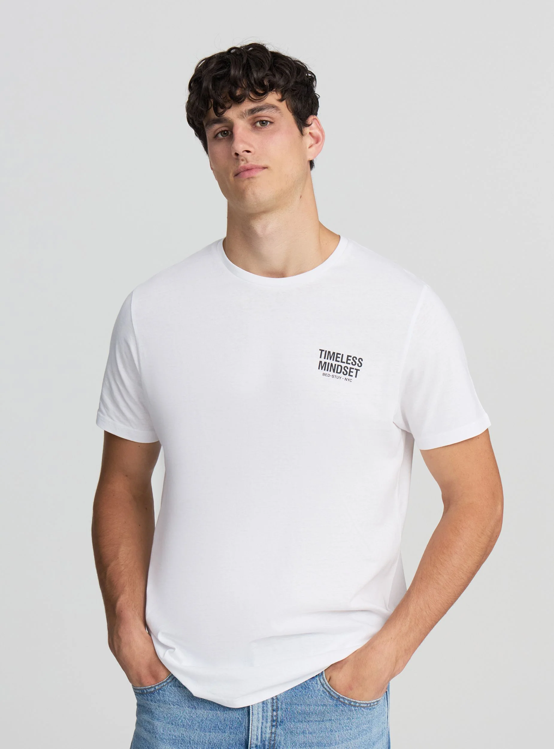 T-shirt con scritta fronte/retro - Image 2