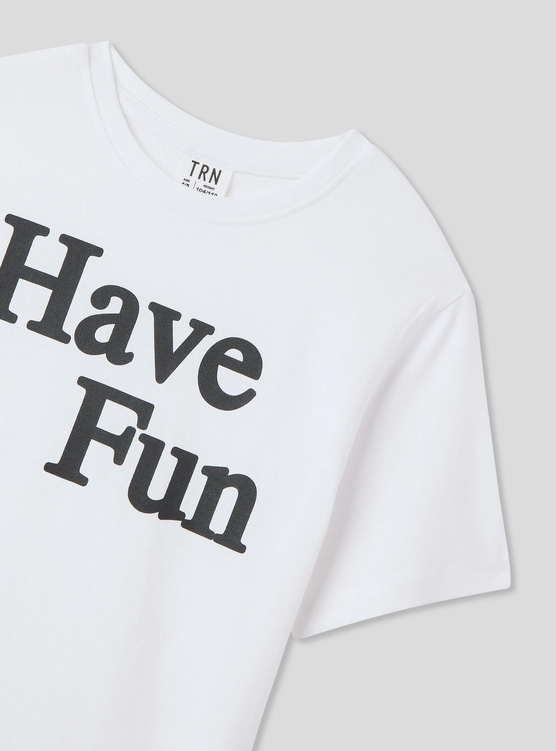 T-shirt con scritta Have Fun - Image 6