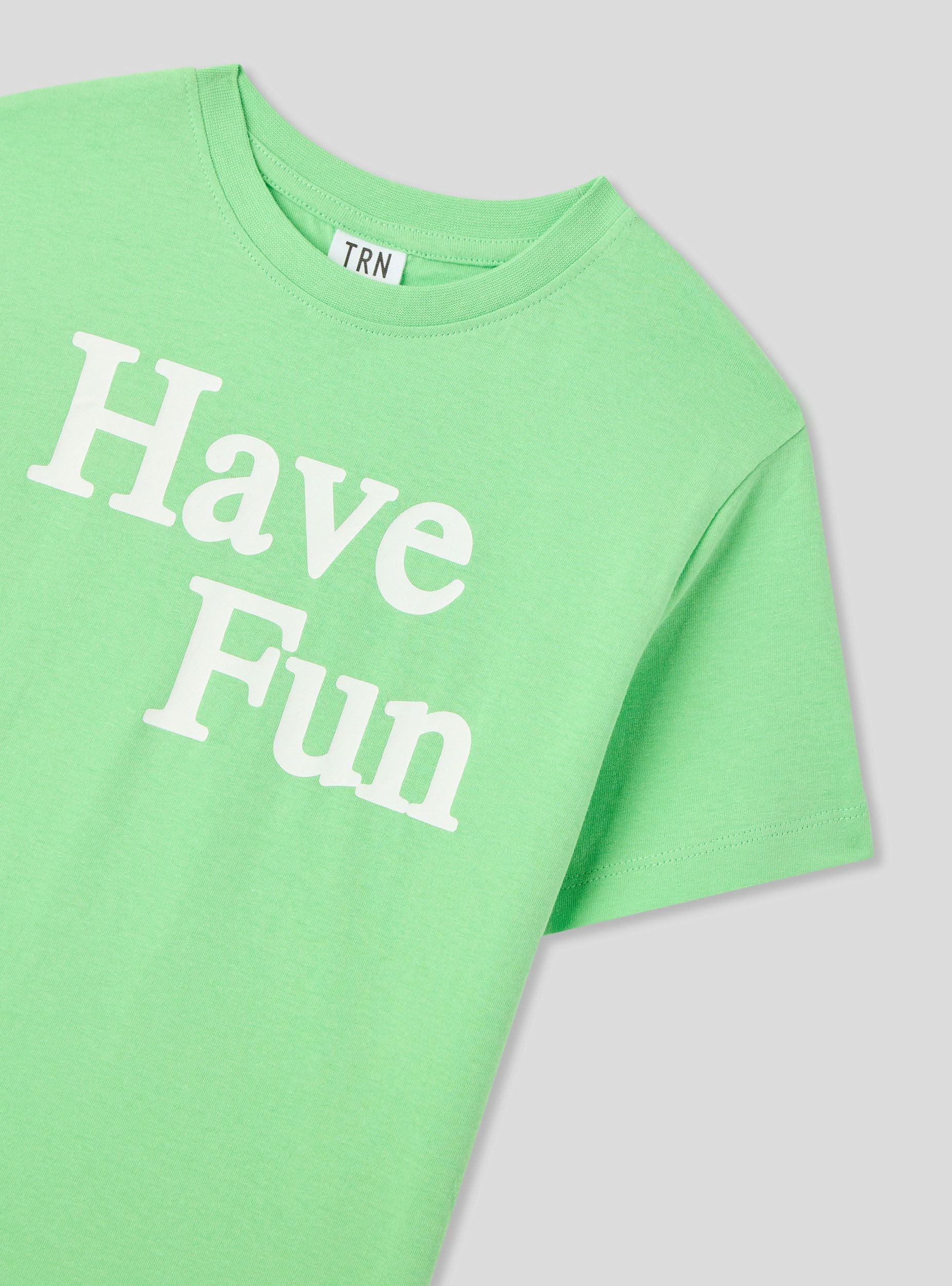 T-shirt con scritta Have Fun - Image 5