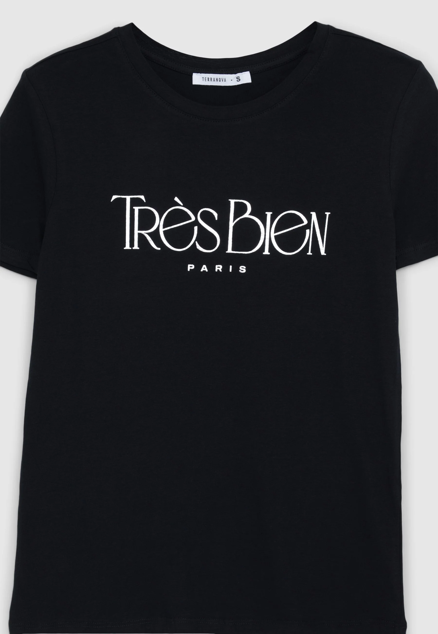 T-shirt con scritta laminata - Image 6