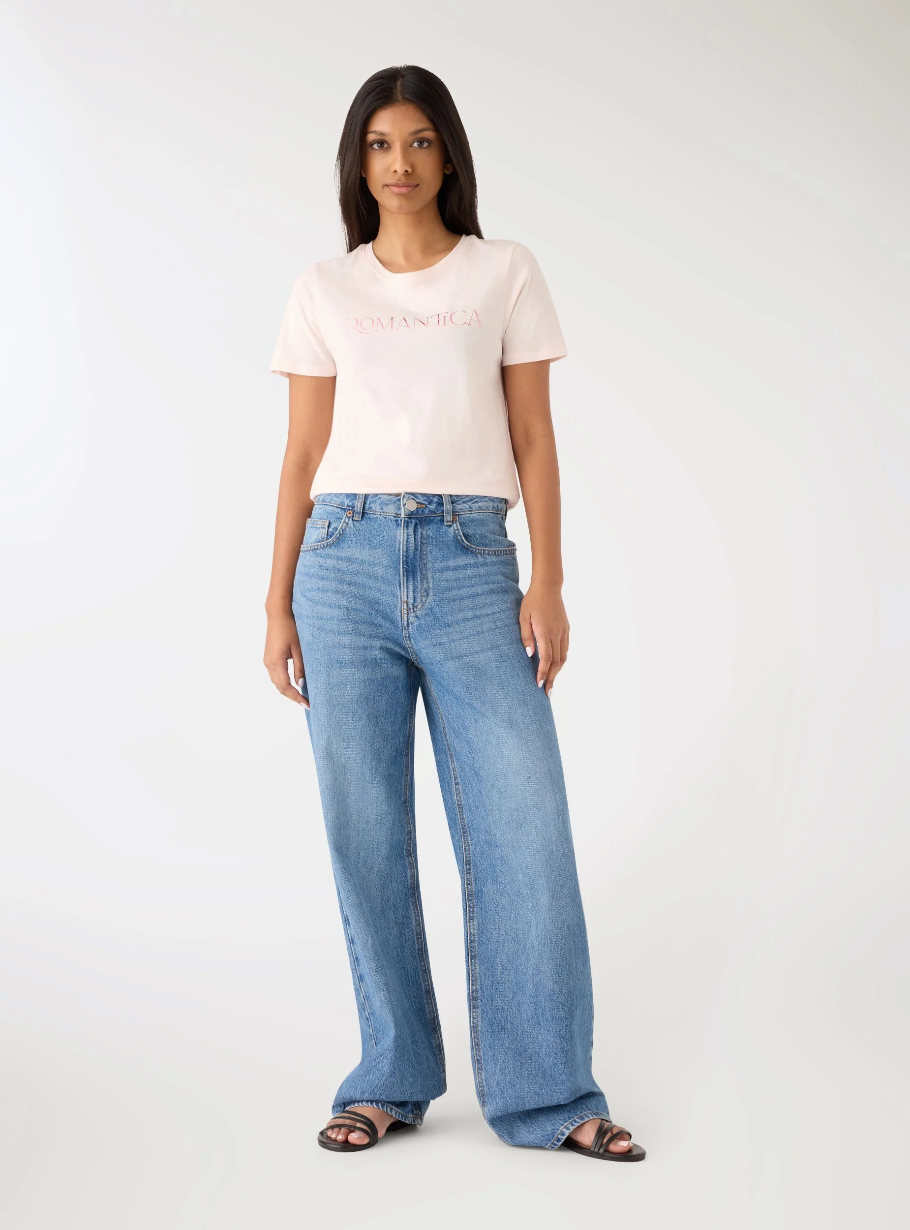 T-shirt con scritta laminata - Image 3