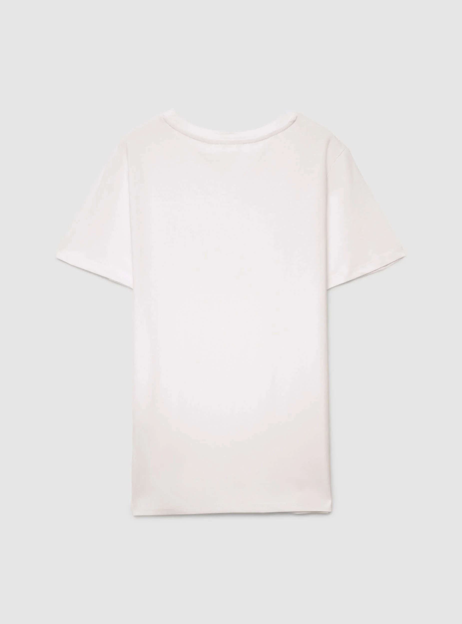 T-shirt con scritta laminata - Image 5