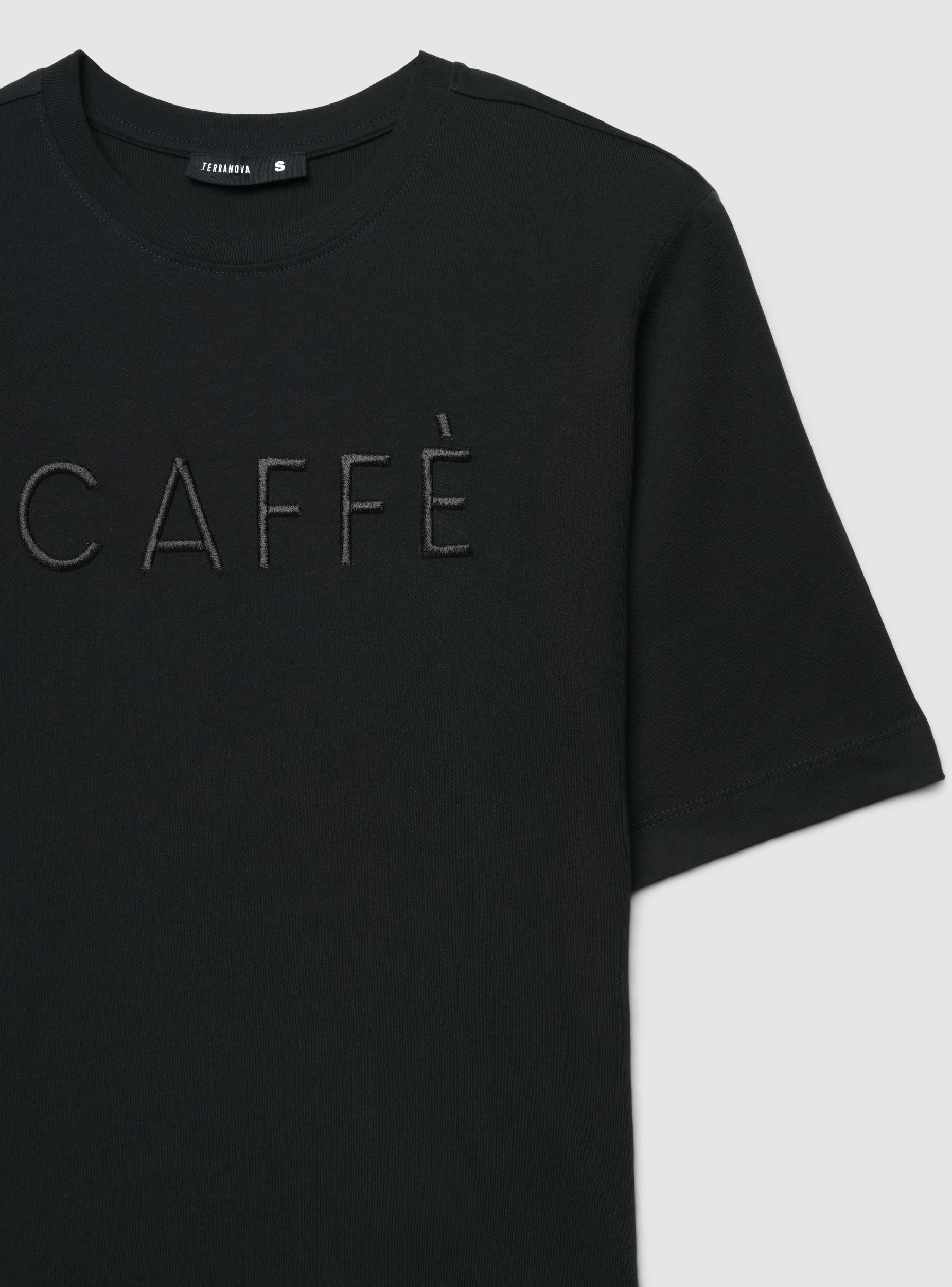 T-shirt con scritta ricamata - Image 7