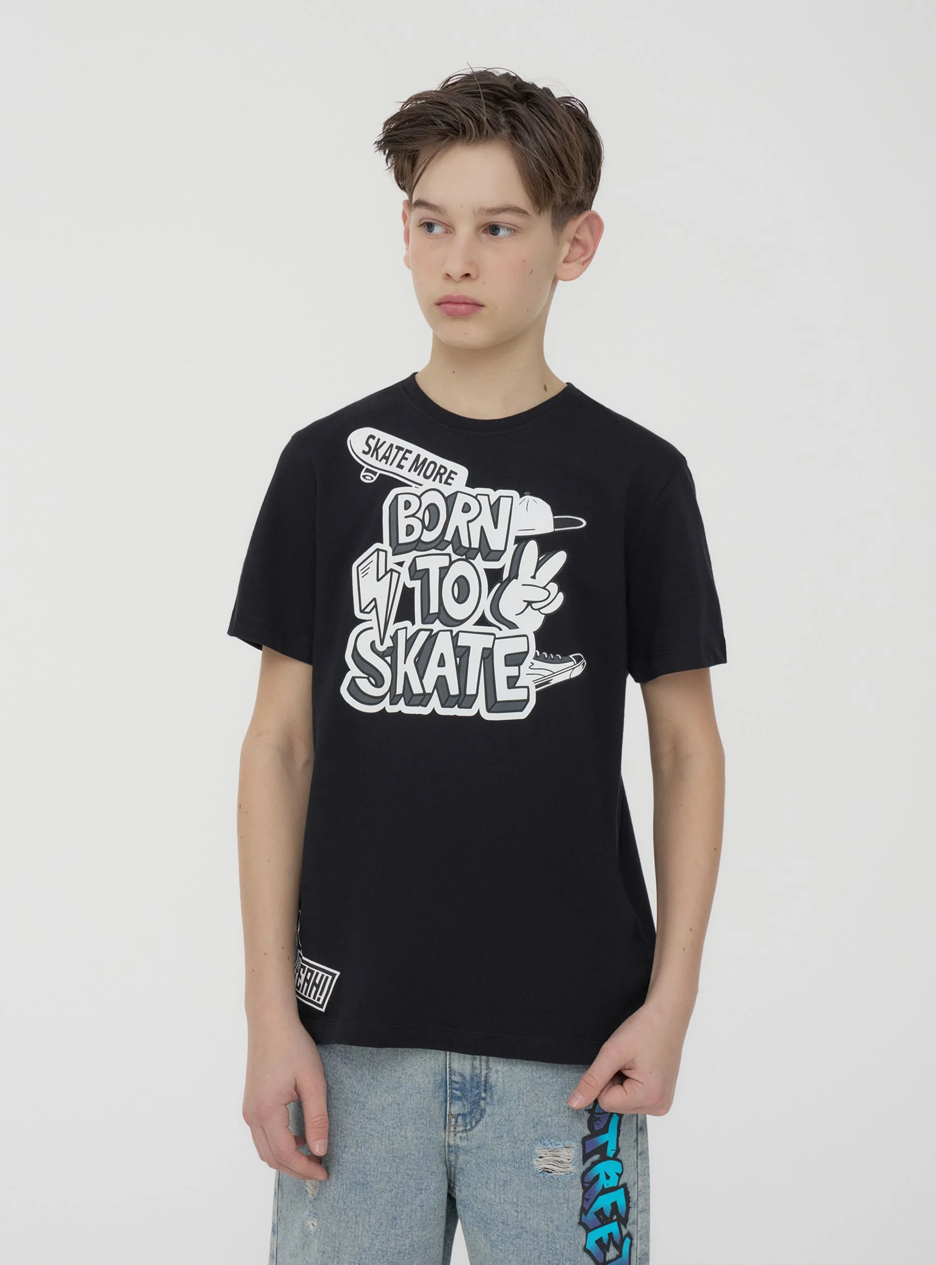 T-shirt con scritta simpatica - Image 7