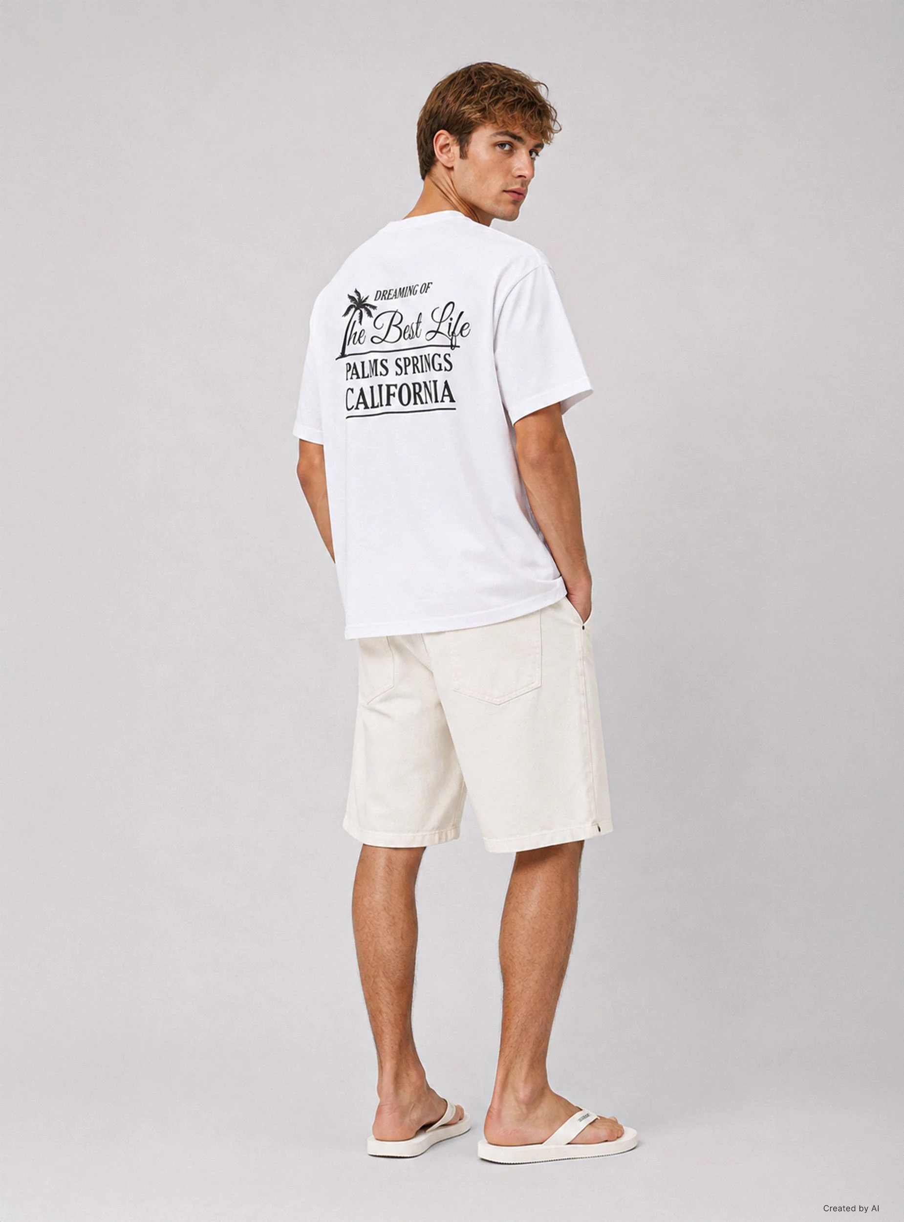 T-shirt con scritte fronte/retro - Image 2
