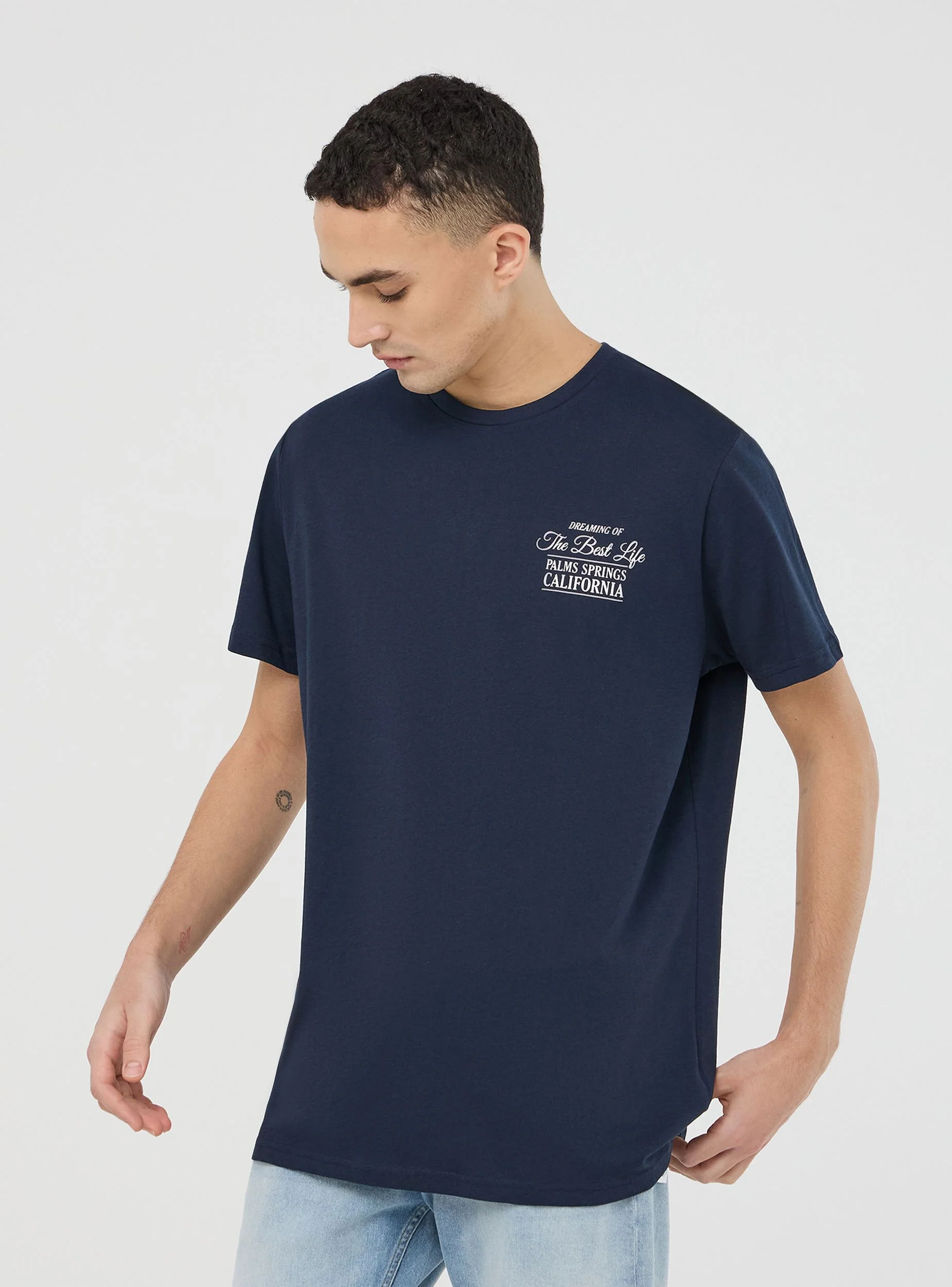 T-shirt con scritte fronte/retro - Image 4