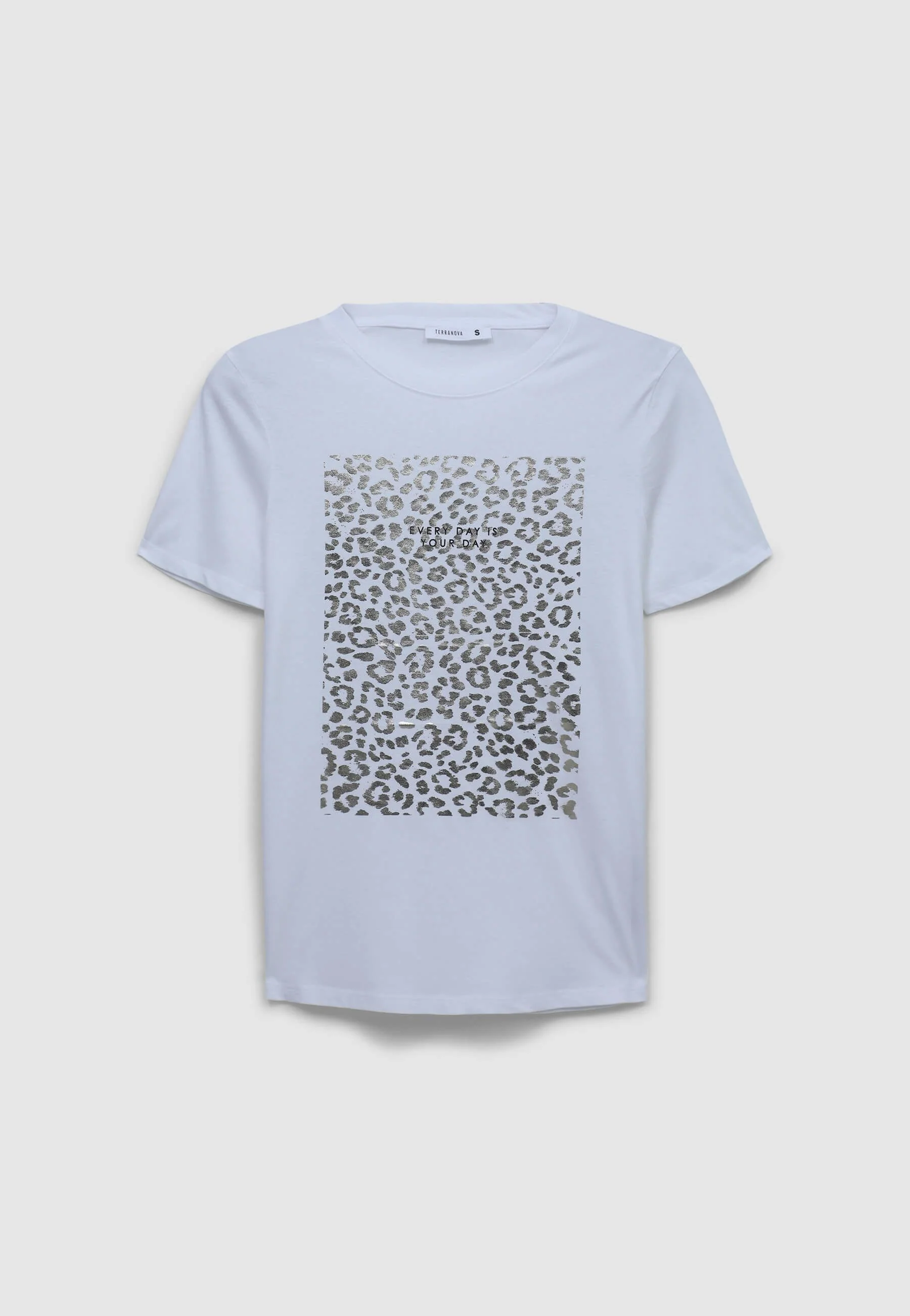 T-shirt con stampa a fantasia laminata - Image 5