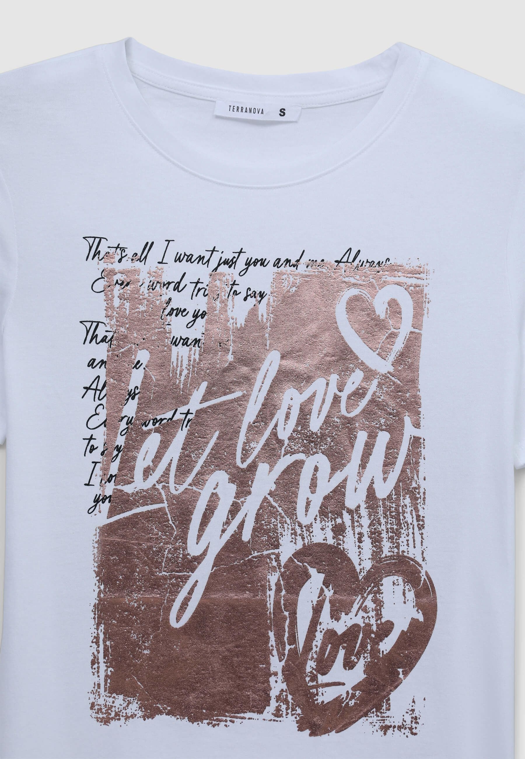 T-shirt con stampa a fantasia laminata - Image 4