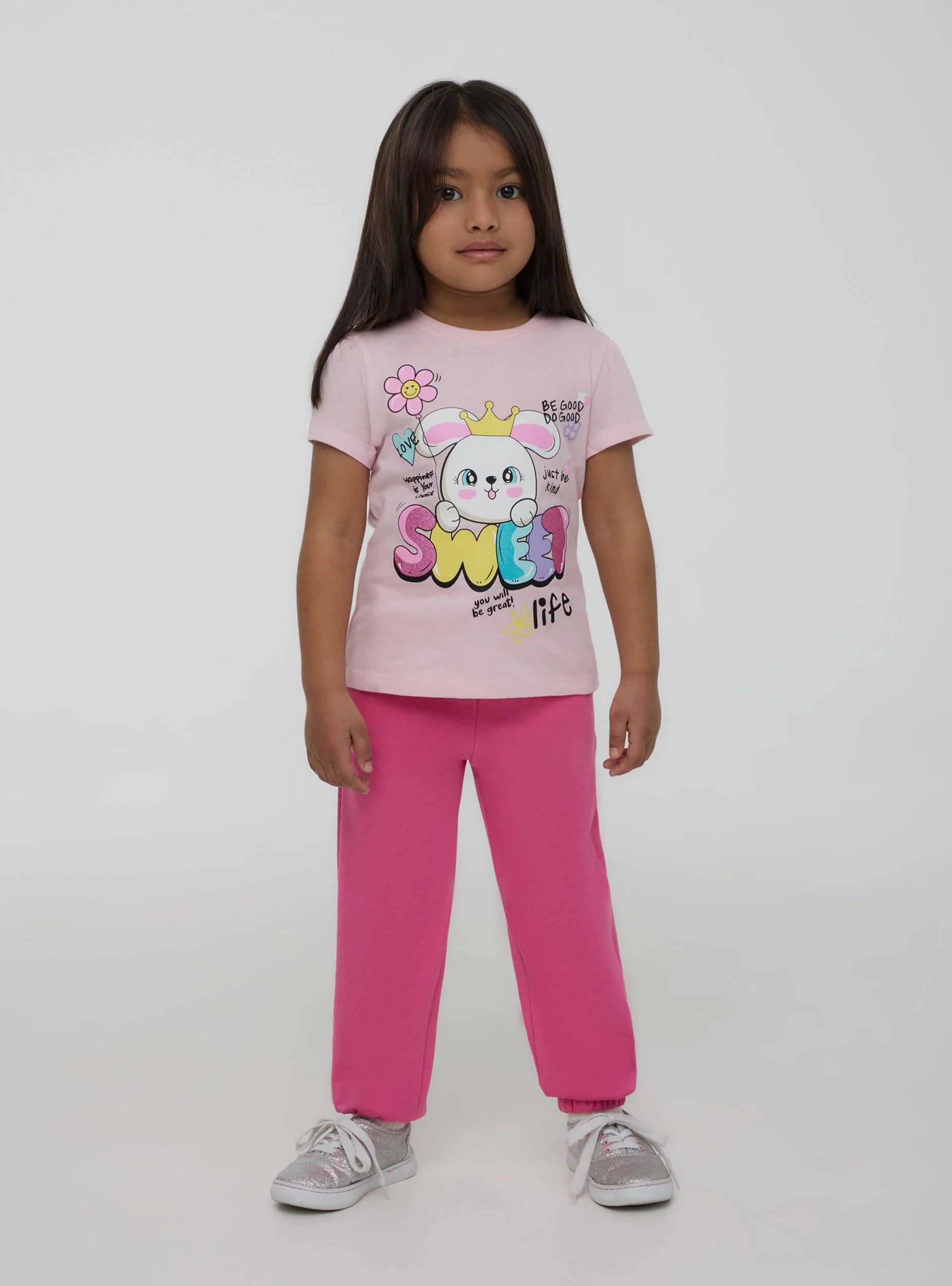 T-shirt con stampa animaletto e scritta - Image 2