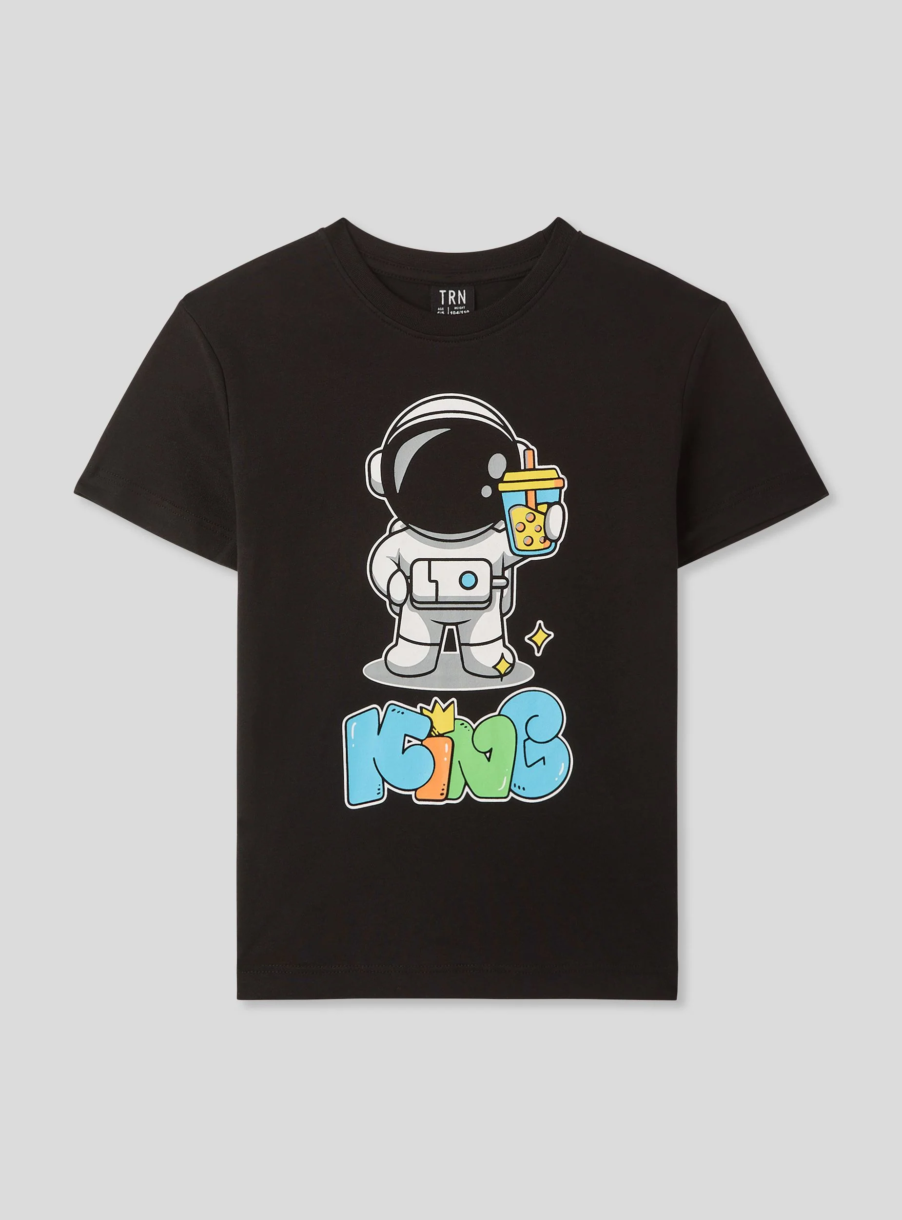 T-shirt con stampa astronauta - Image 4