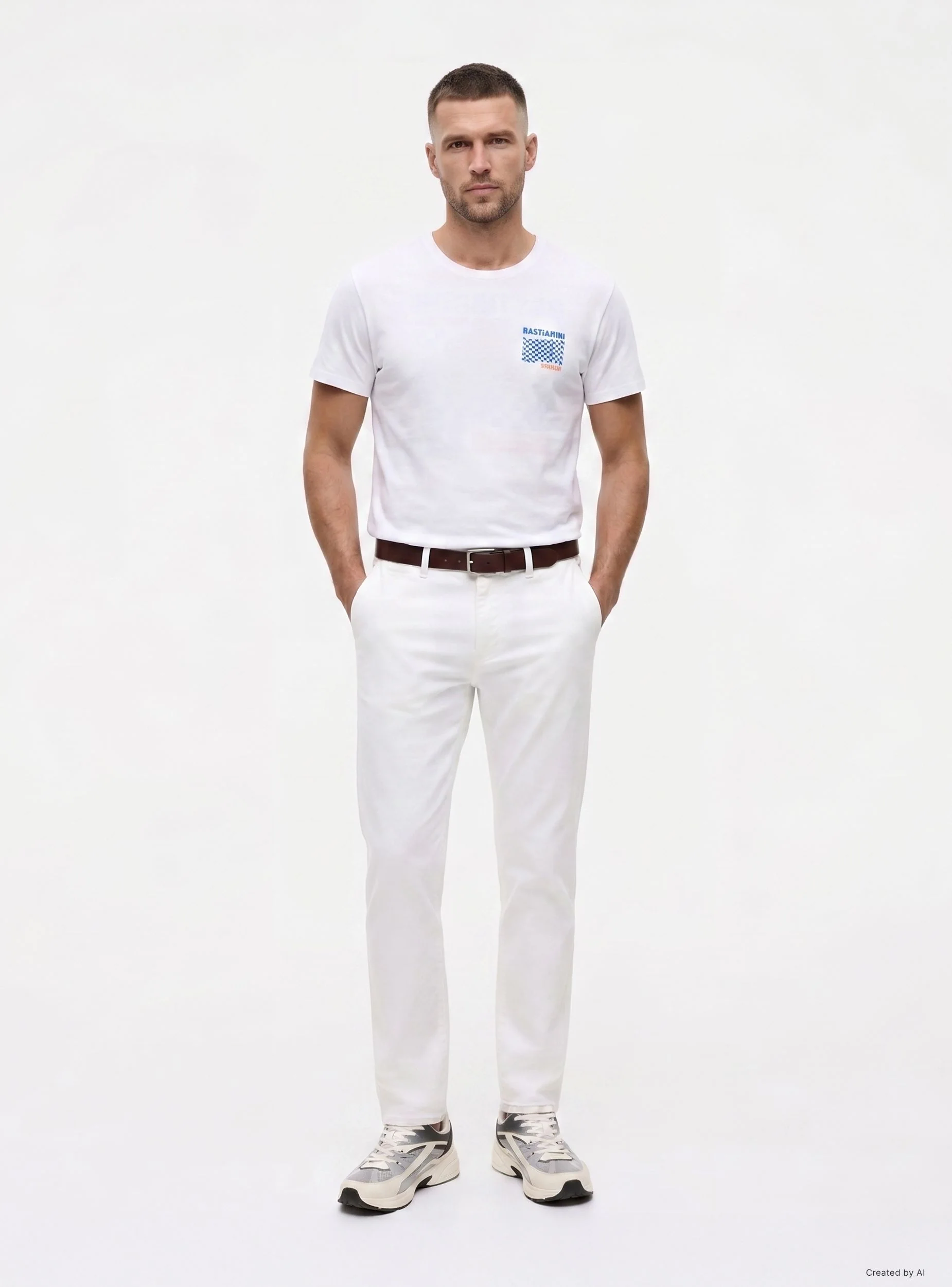 T-shirt con stampa Bastianini