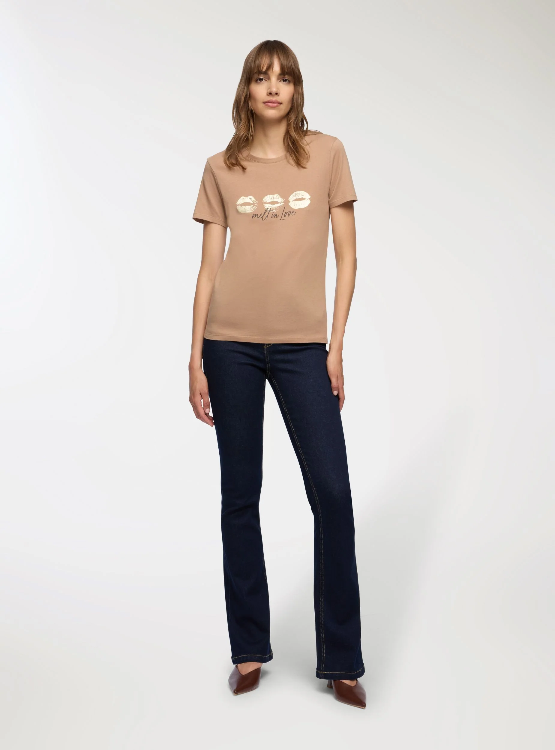 T-shirt con stampa bocche - Image 3