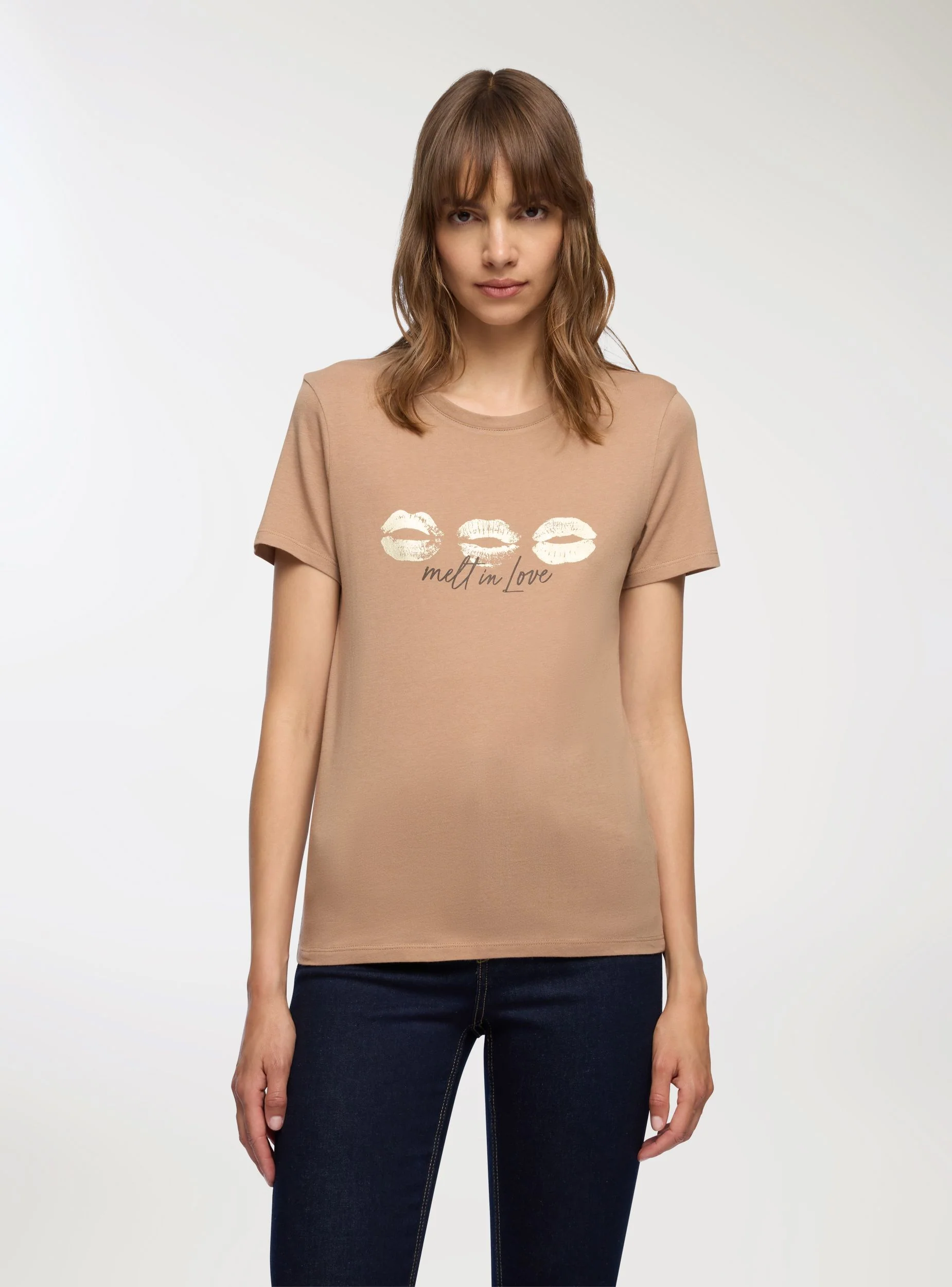 T-shirt con stampa bocche - Image 4