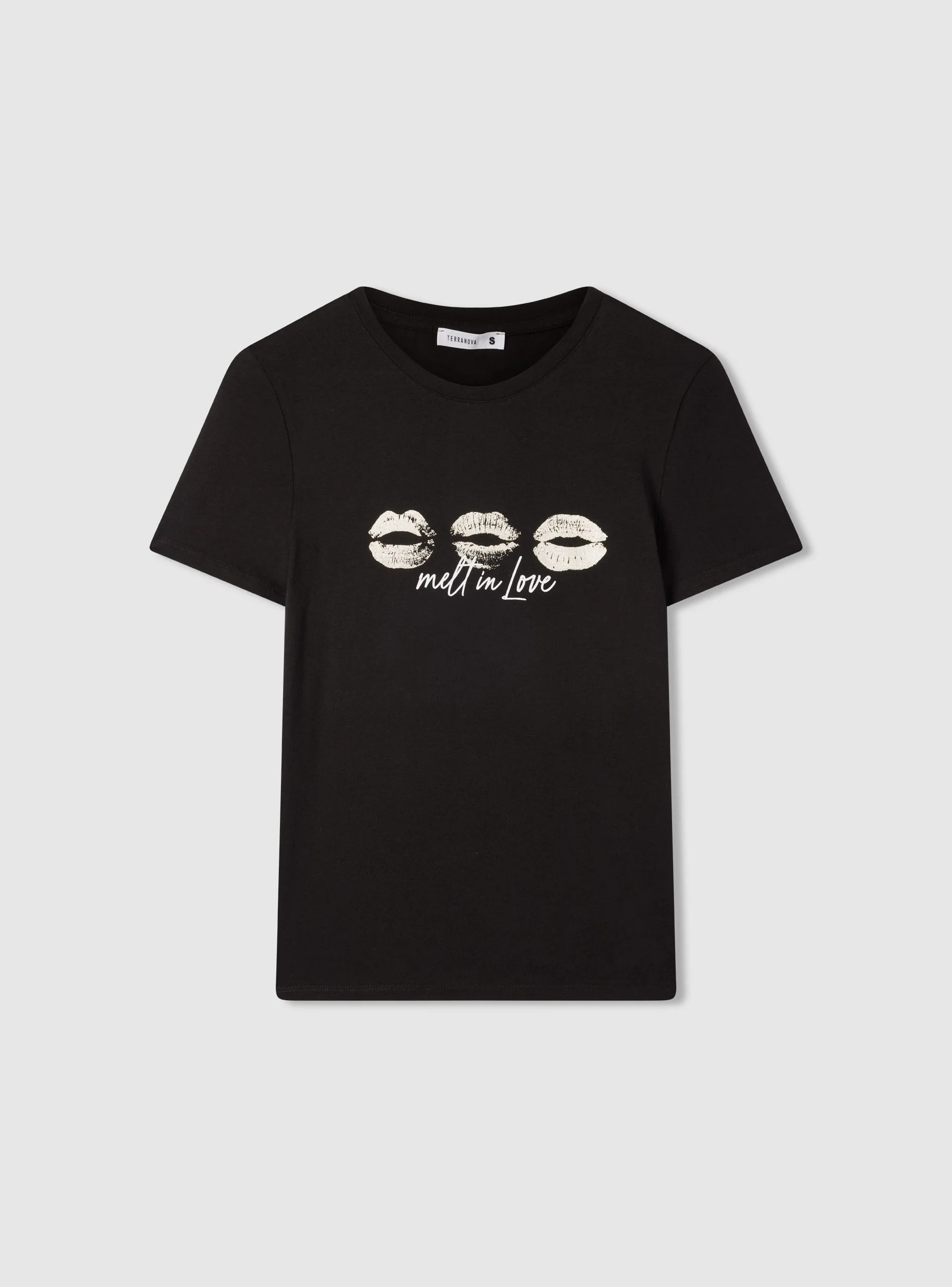 T-shirt con stampa bocche - Image 5