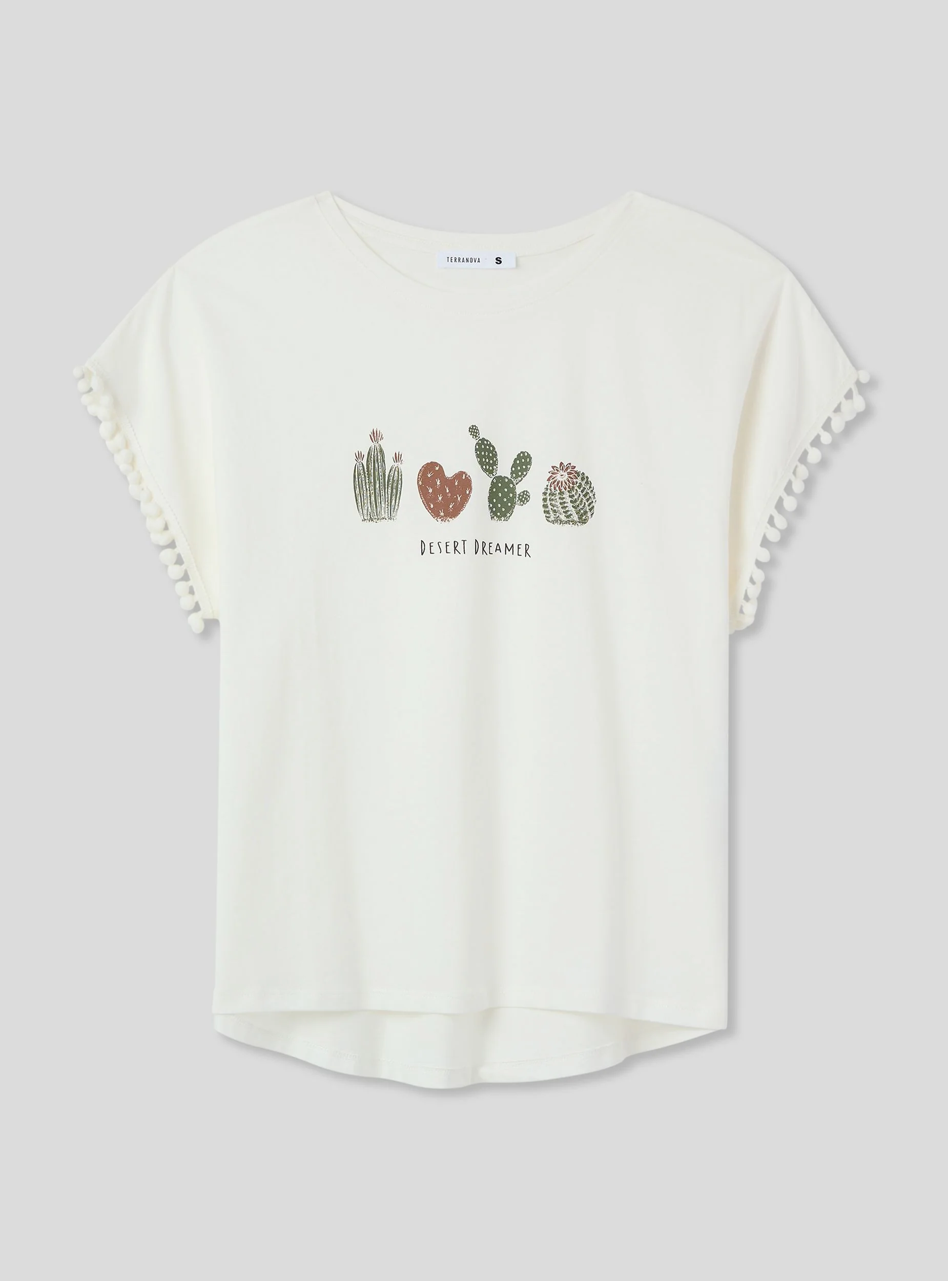 T-shirt con stampa cactus - Image 4