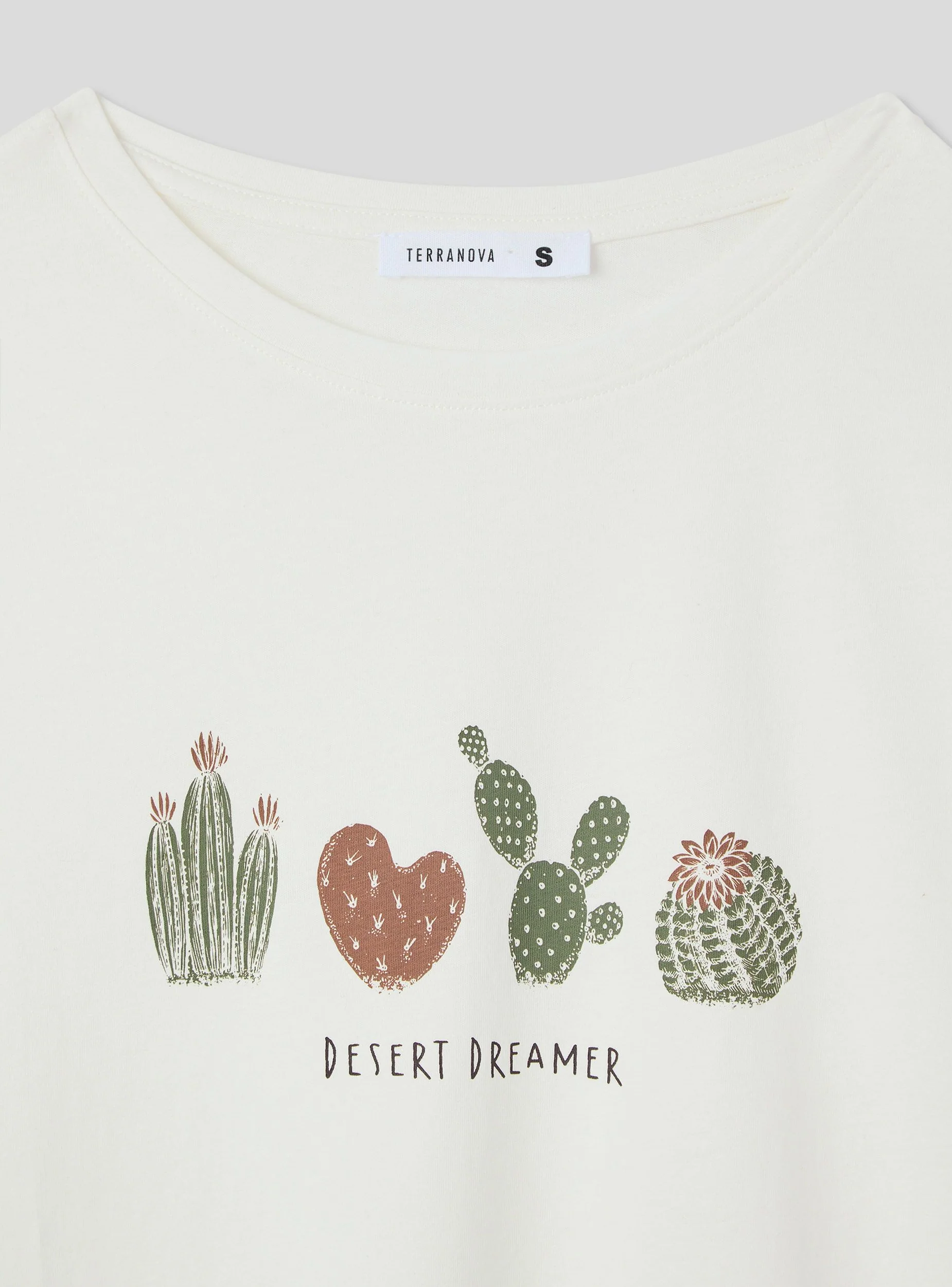 T-shirt con stampa cactus - Image 5