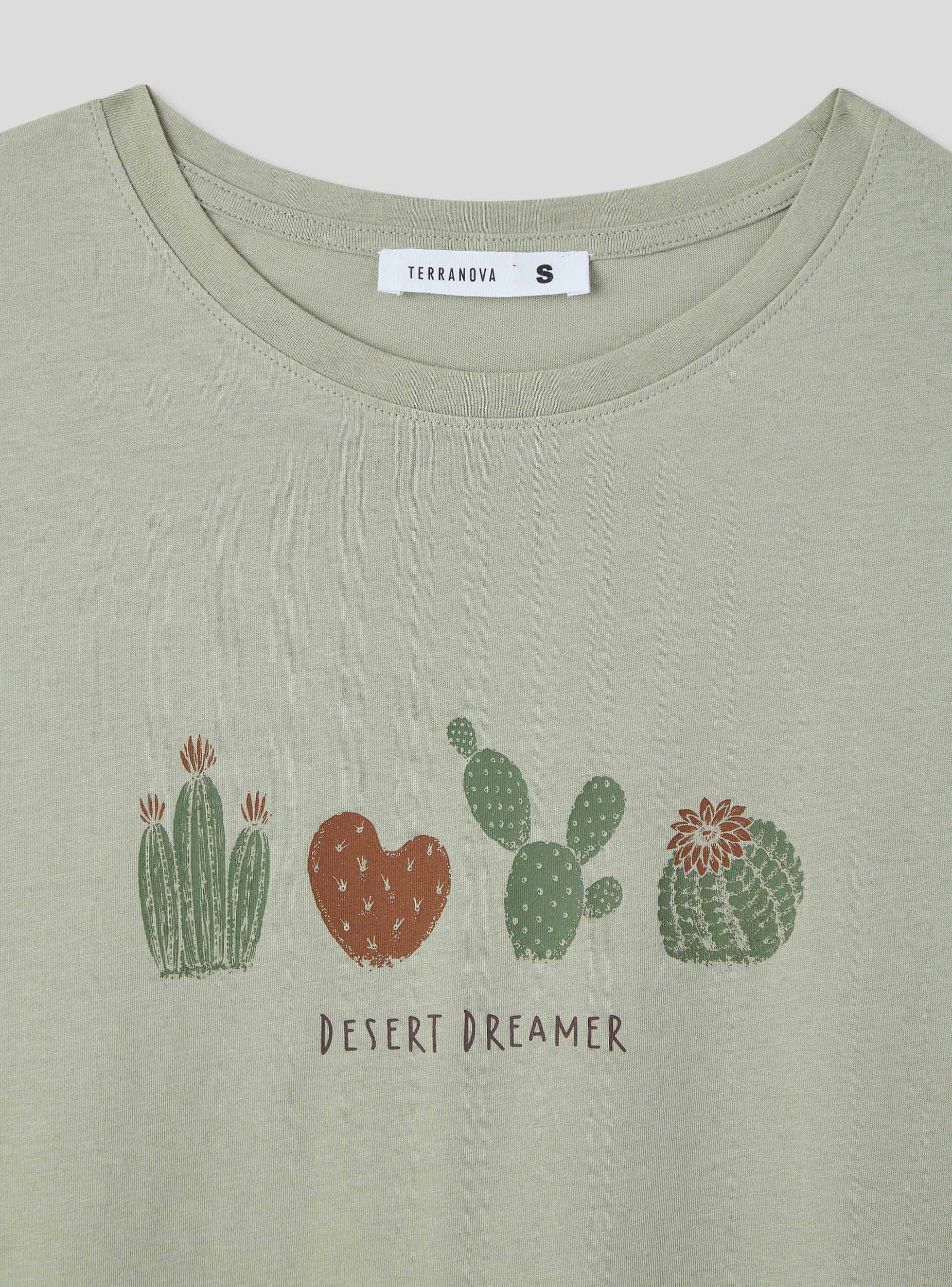 T-shirt con stampa cactus - Image 4