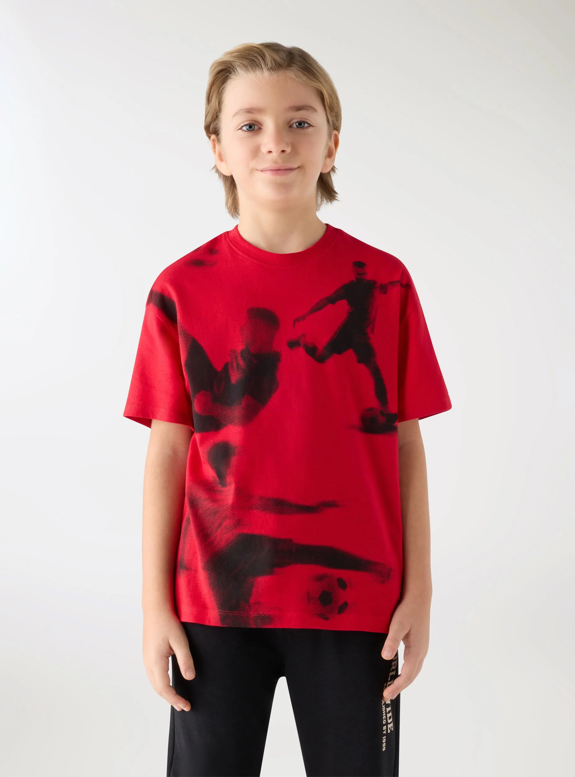 T-shirt con stampa calcio - Image 8