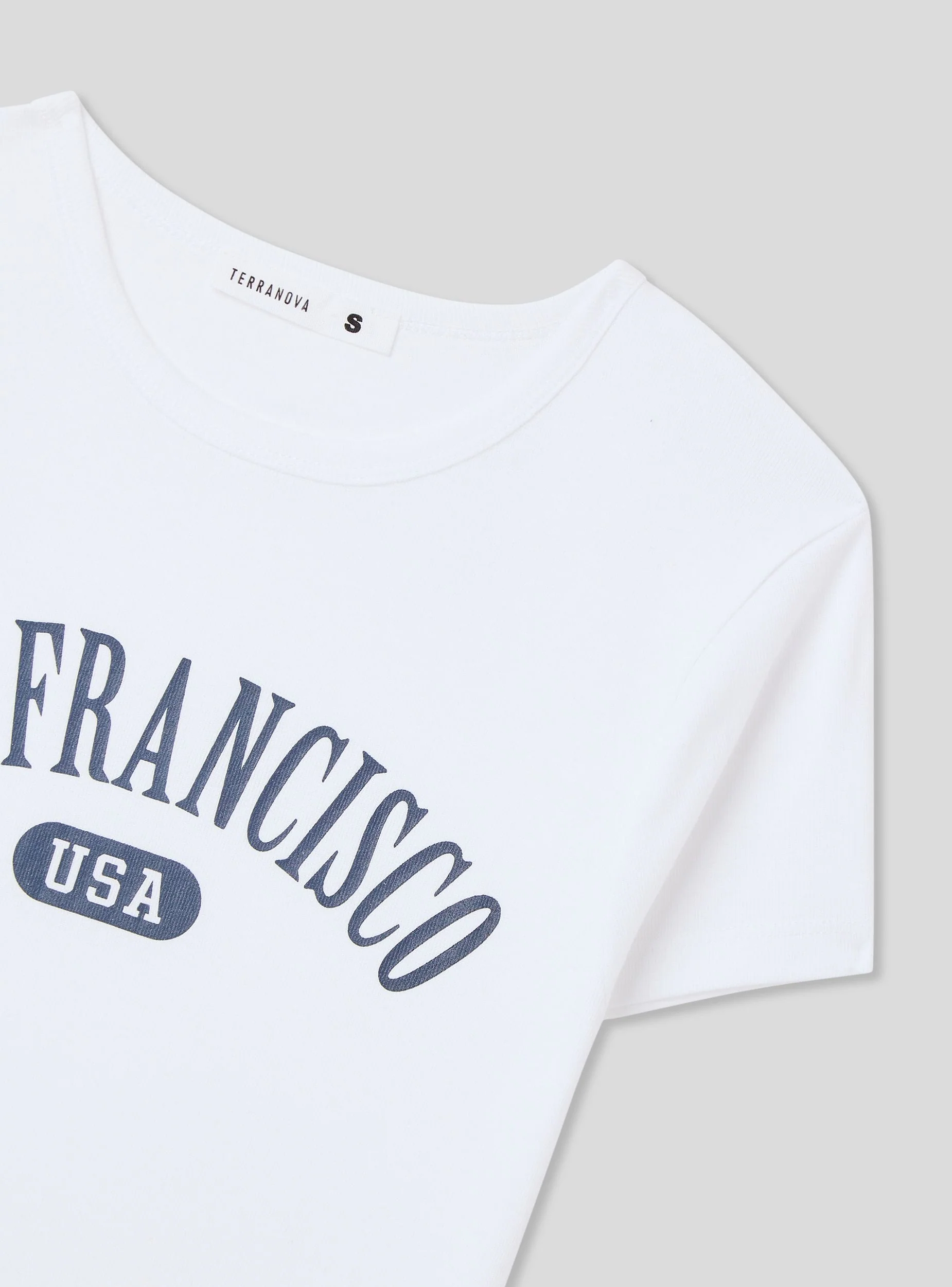 T-shirt con stampa college - Image 6