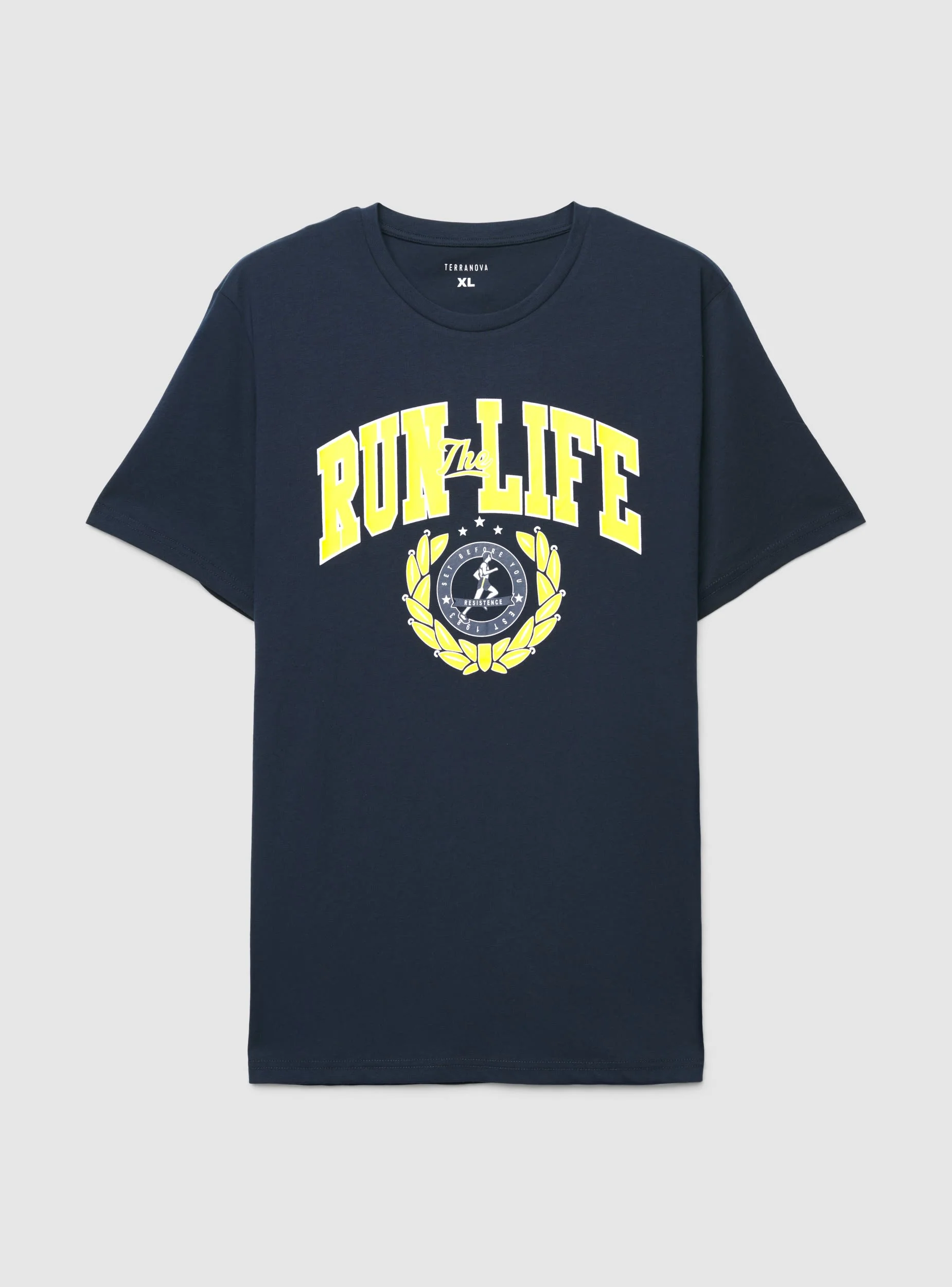 T-shirt con stampa college - Image 6
